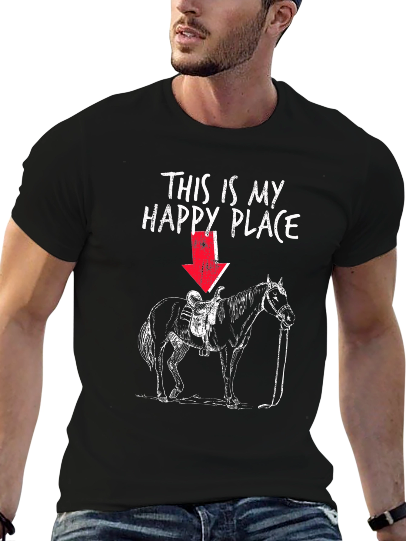 This is My Happy Place Horse Lover T-Shirt