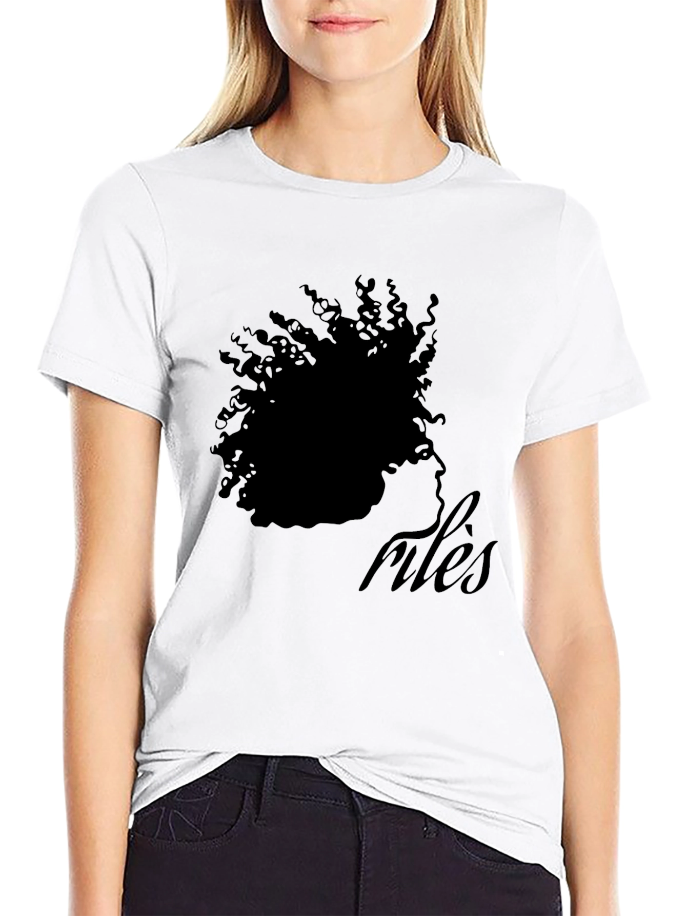 Stylish Black Rules Graphic T-Shirt