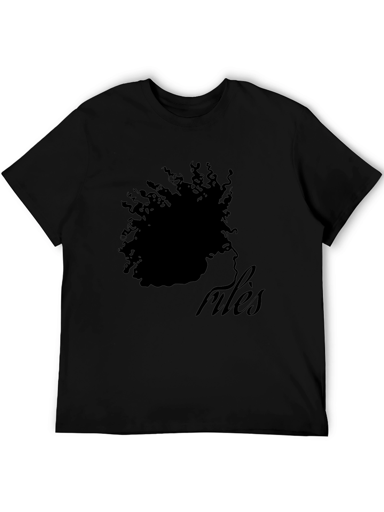 Stylish Black Rules Graphic T-Shirt