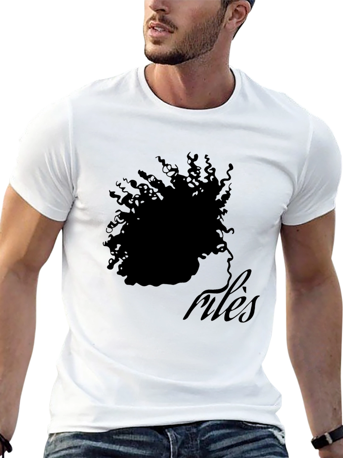 Stylish Black Rules Graphic T-Shirt