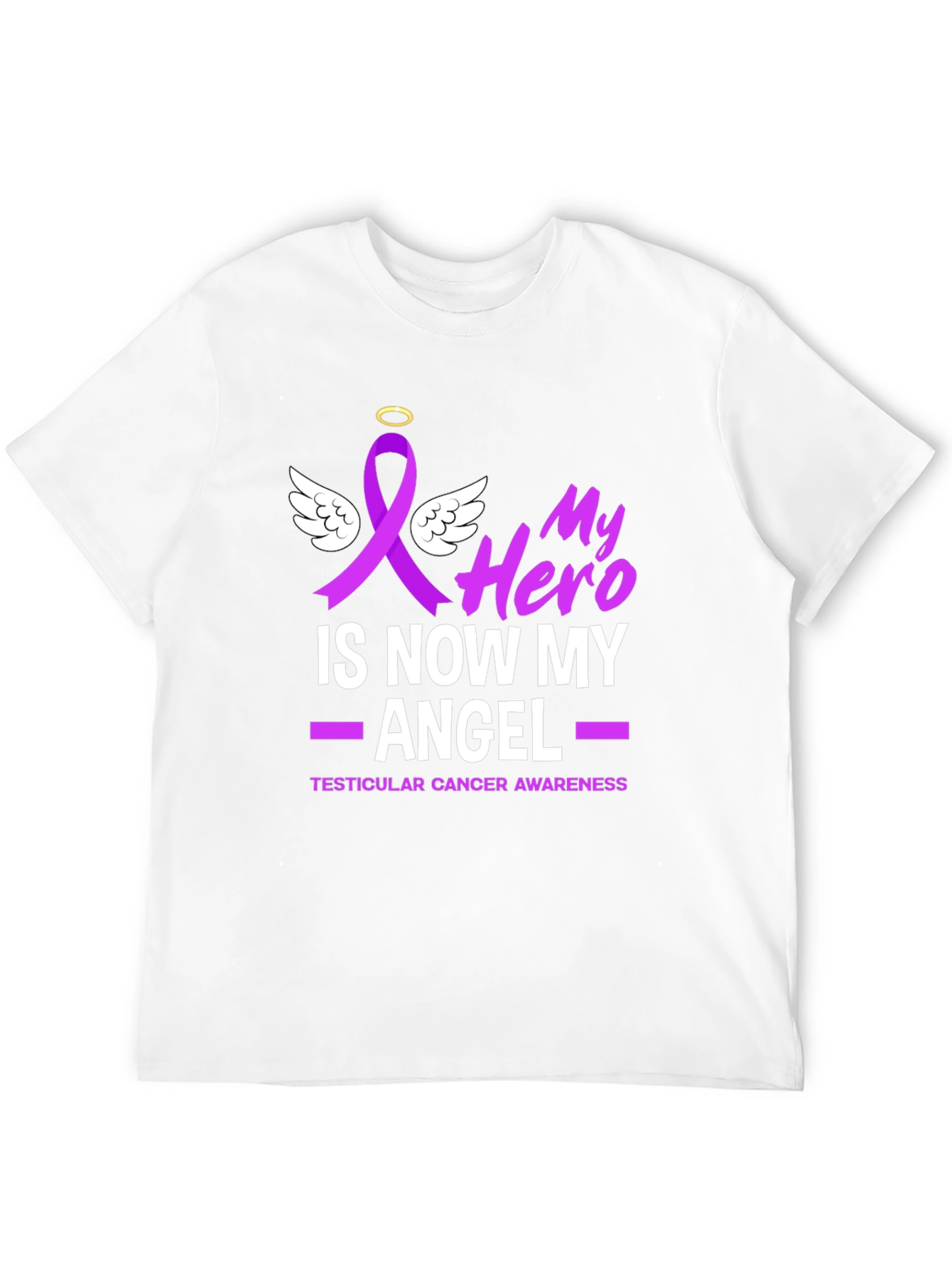 My Hero Is Now My Angel Awareness T-Shirt