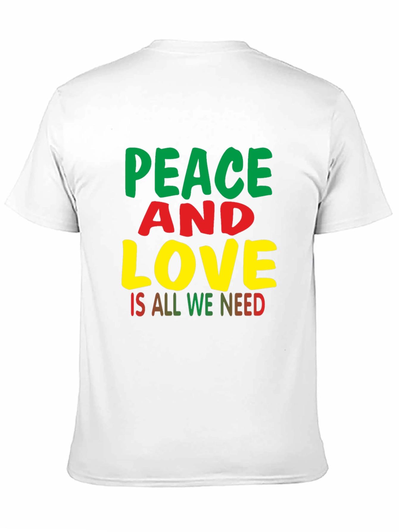 Peace and Love T-Shirt - Black Pride Apparel