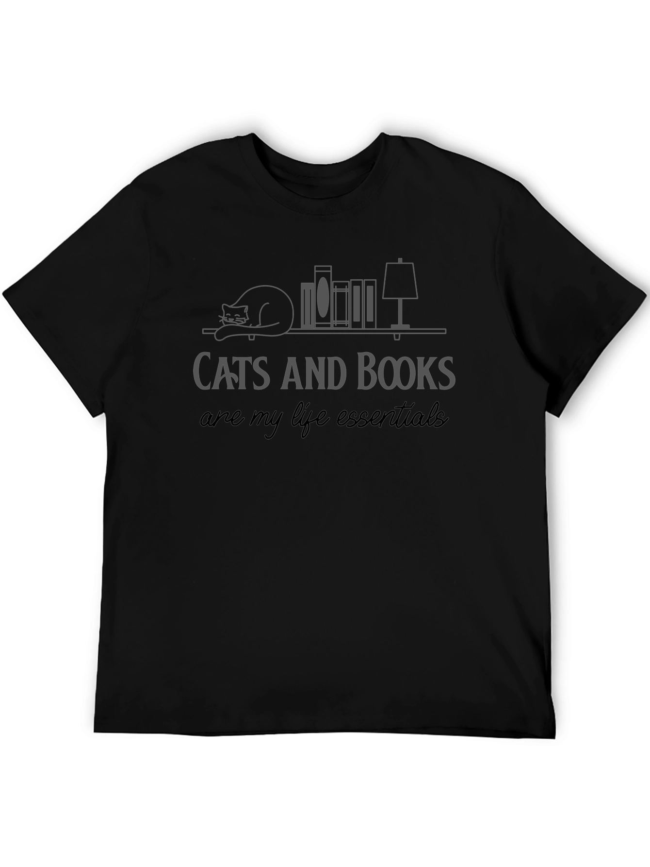 Cats and Books Essential T-Shirt