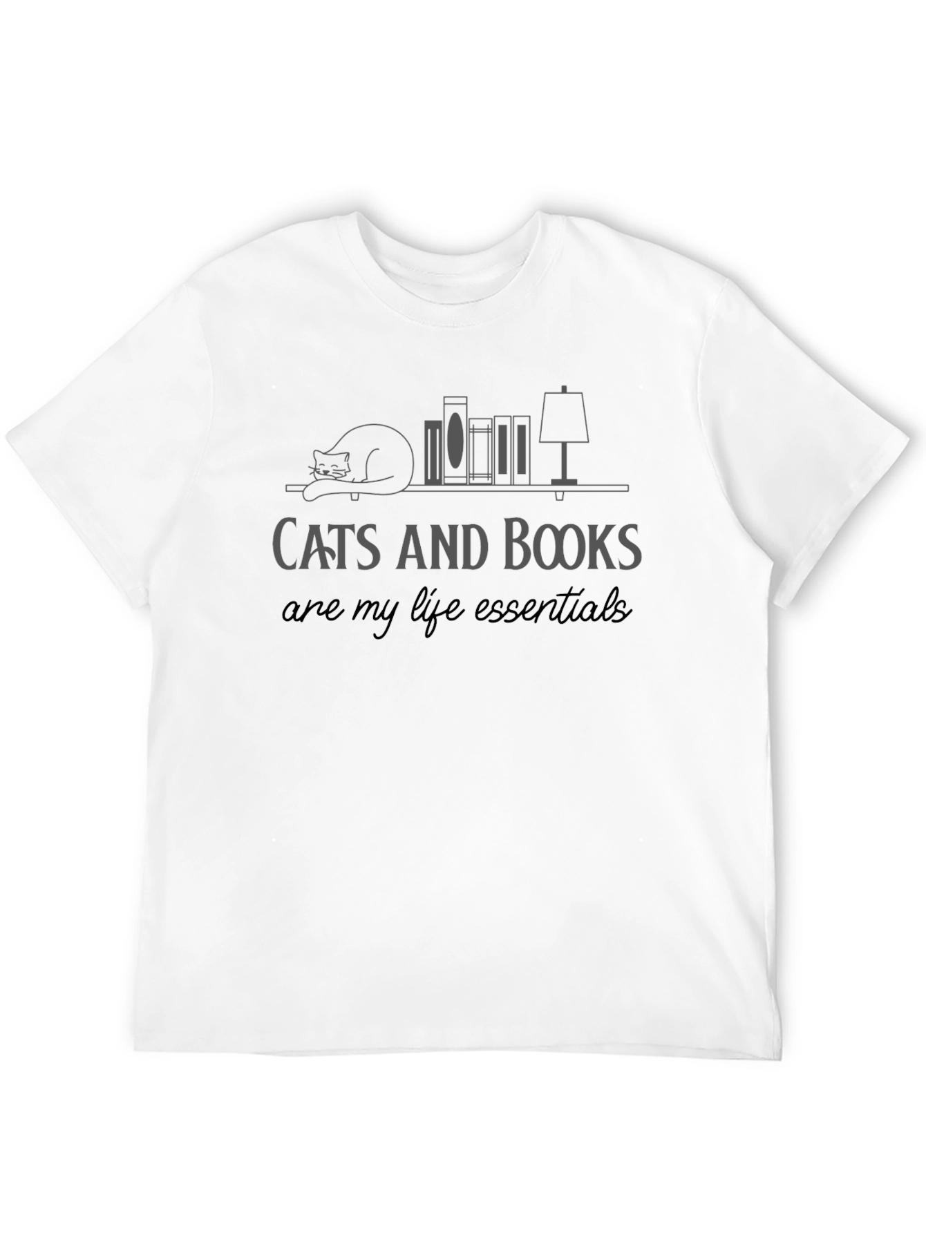 Cats and Books Essential T-Shirt