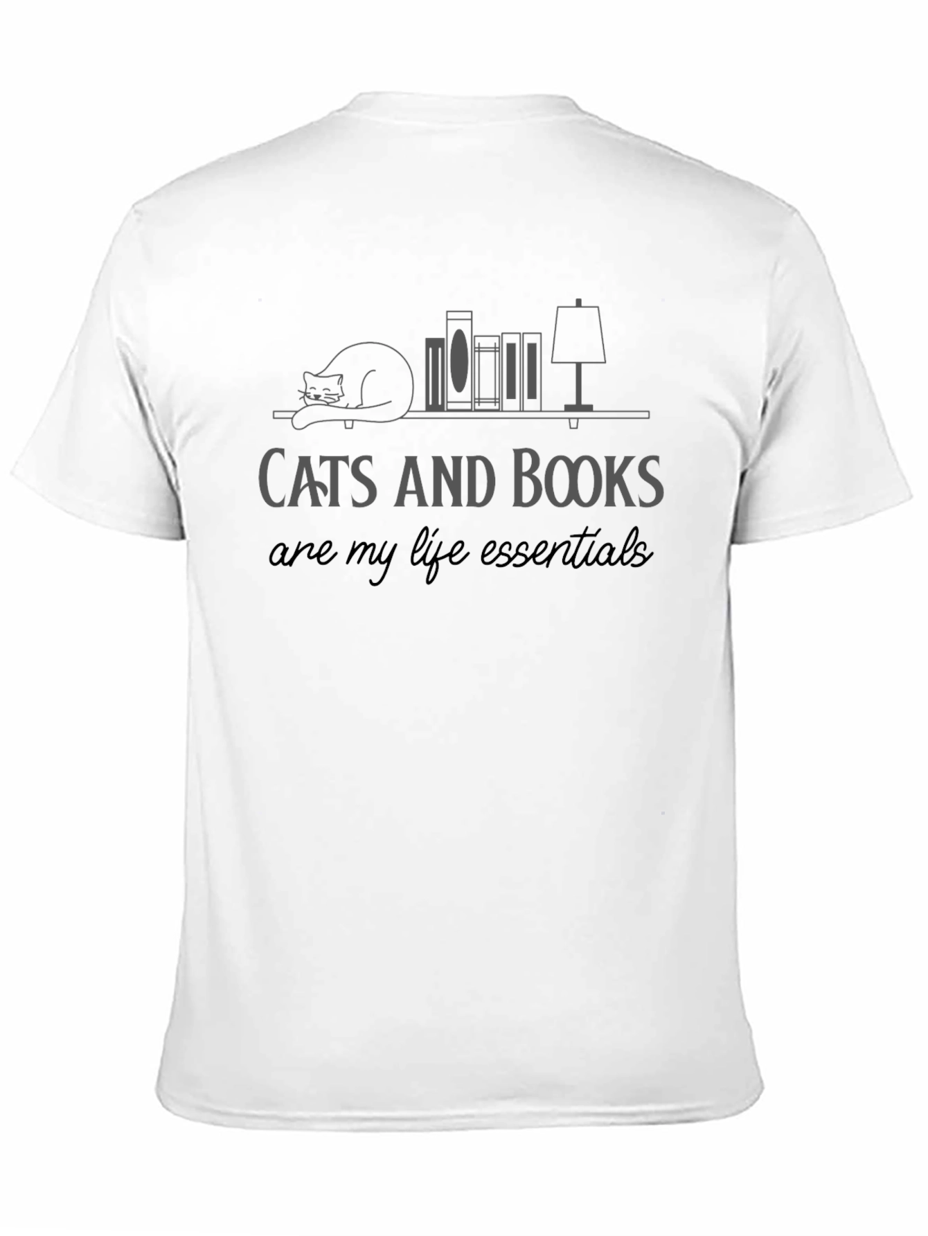 Cats and Books Essential T-Shirt