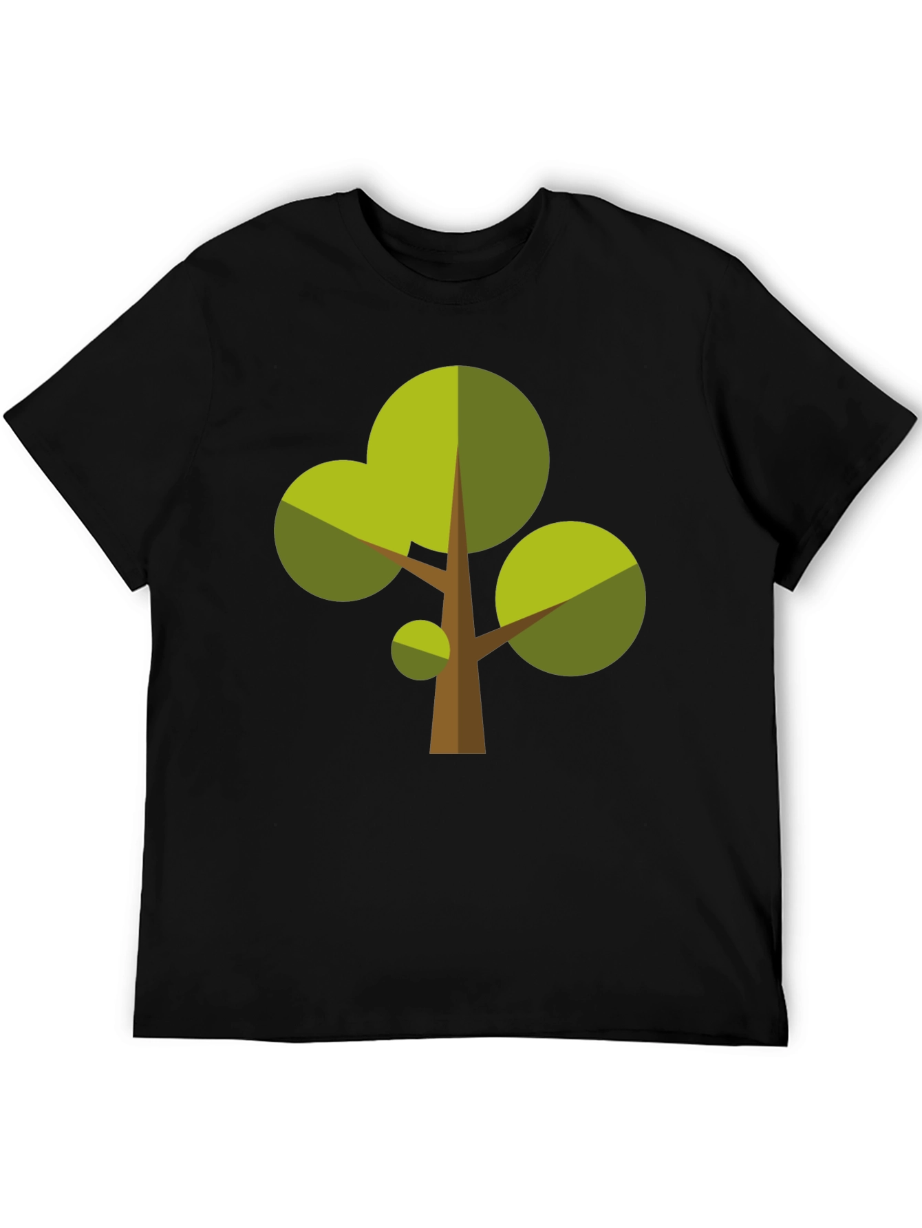 Geometric Tree Graphic T-Shirt
