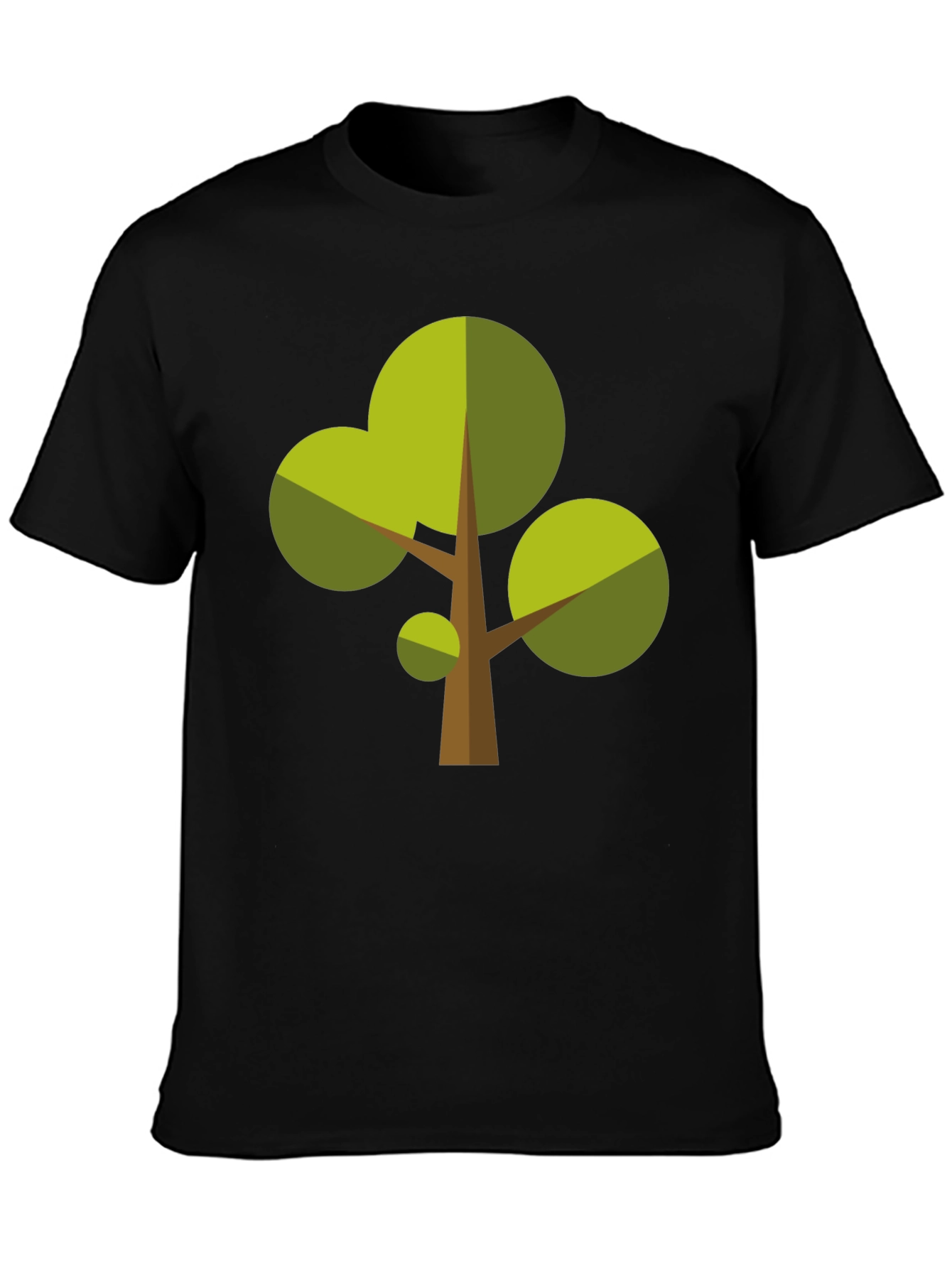 Geometric Tree Graphic T-Shirt