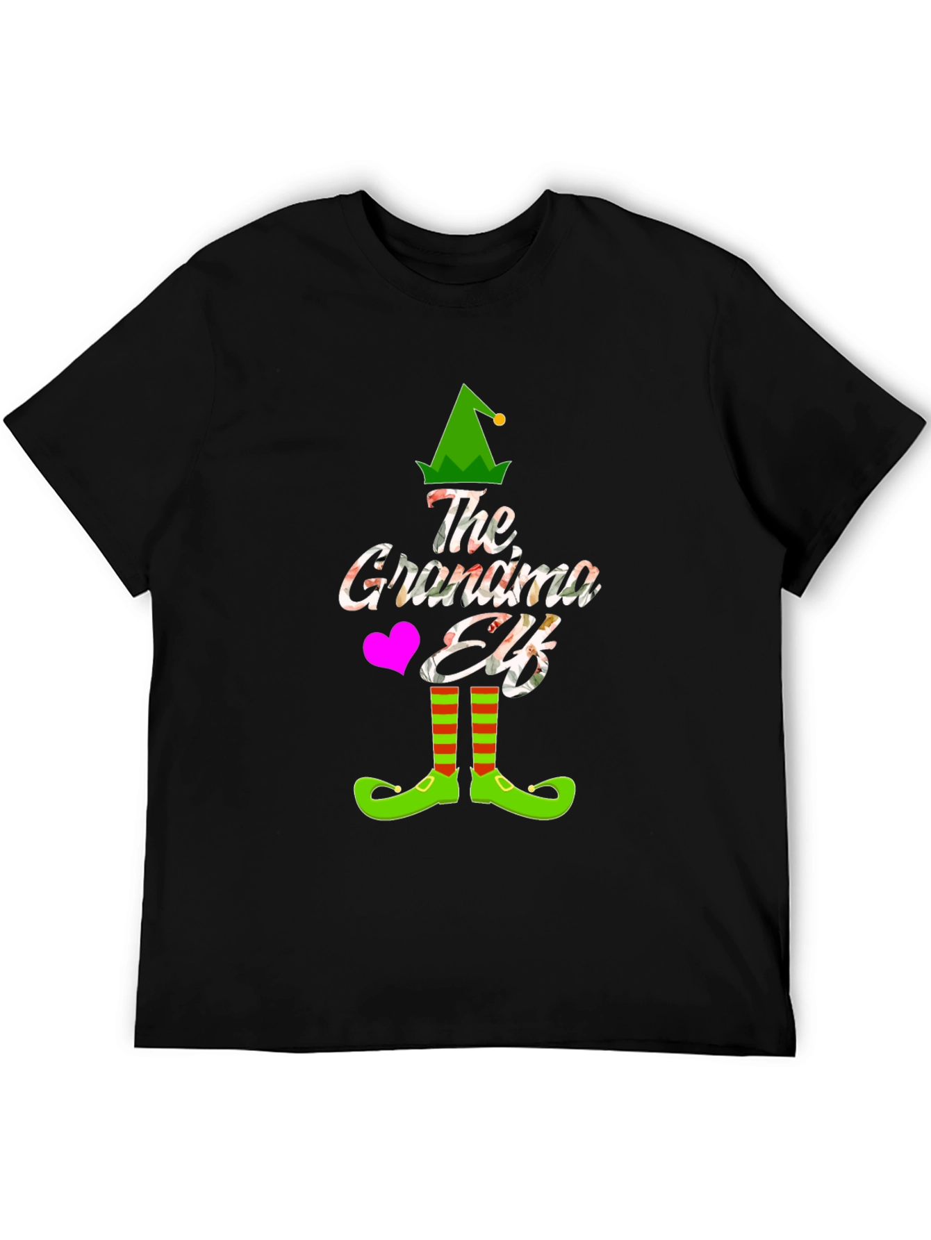 Grandma Elf T-Shirt - Festive Holiday Tee
