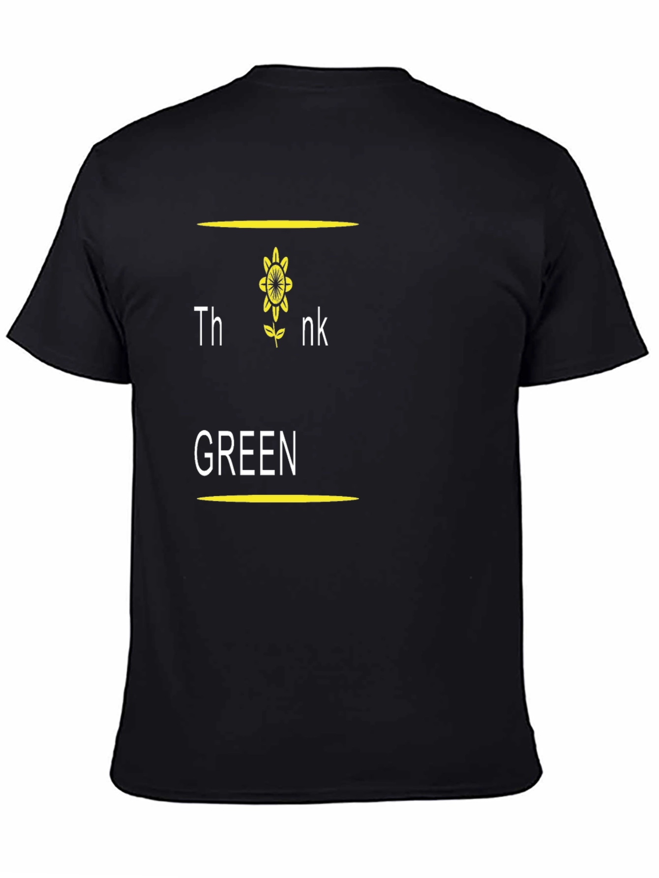 Think Green Graphic T-Shirt - Eco-Friendly Design