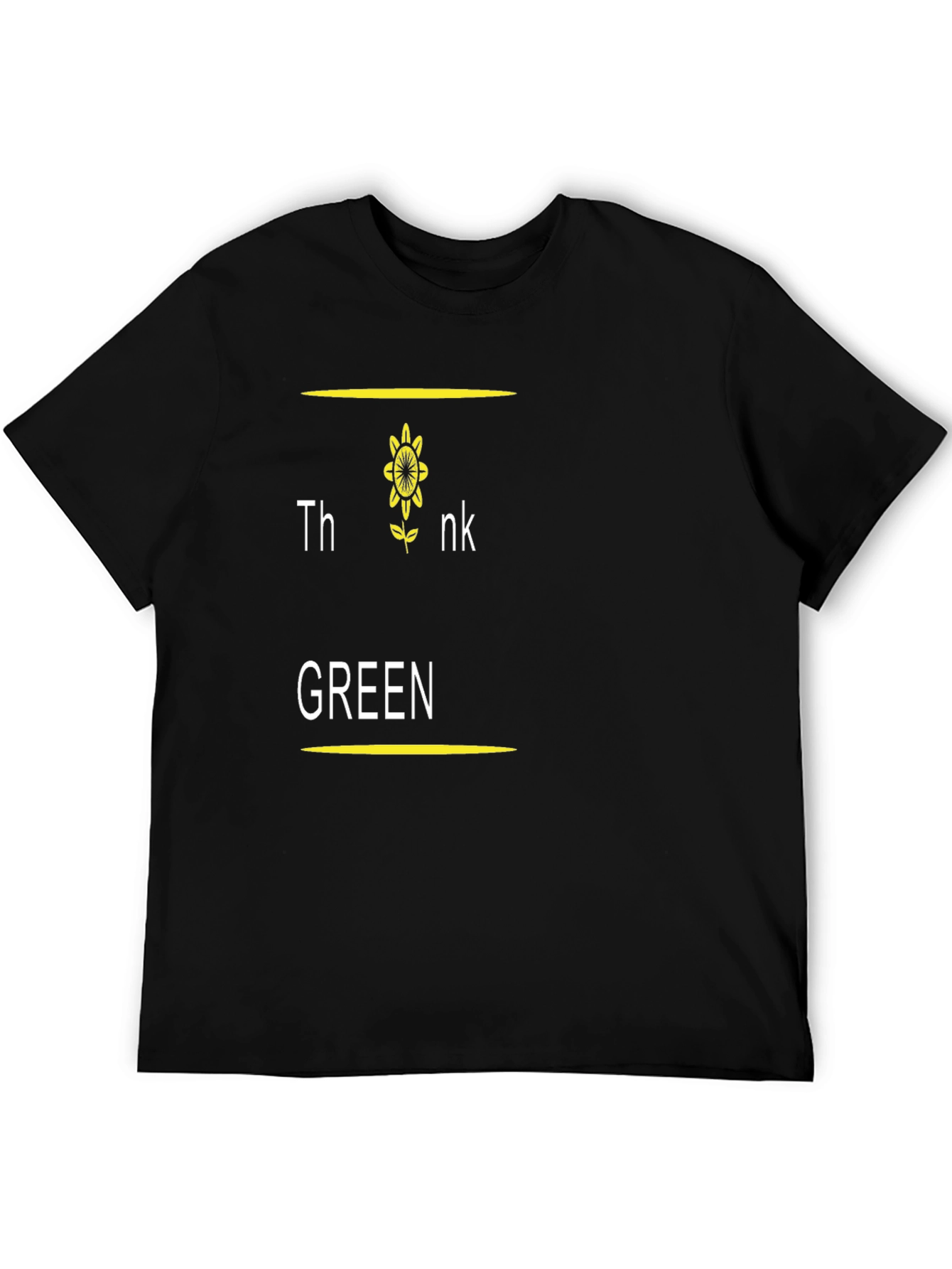 Think Green Graphic T-Shirt - Eco-Friendly Design
