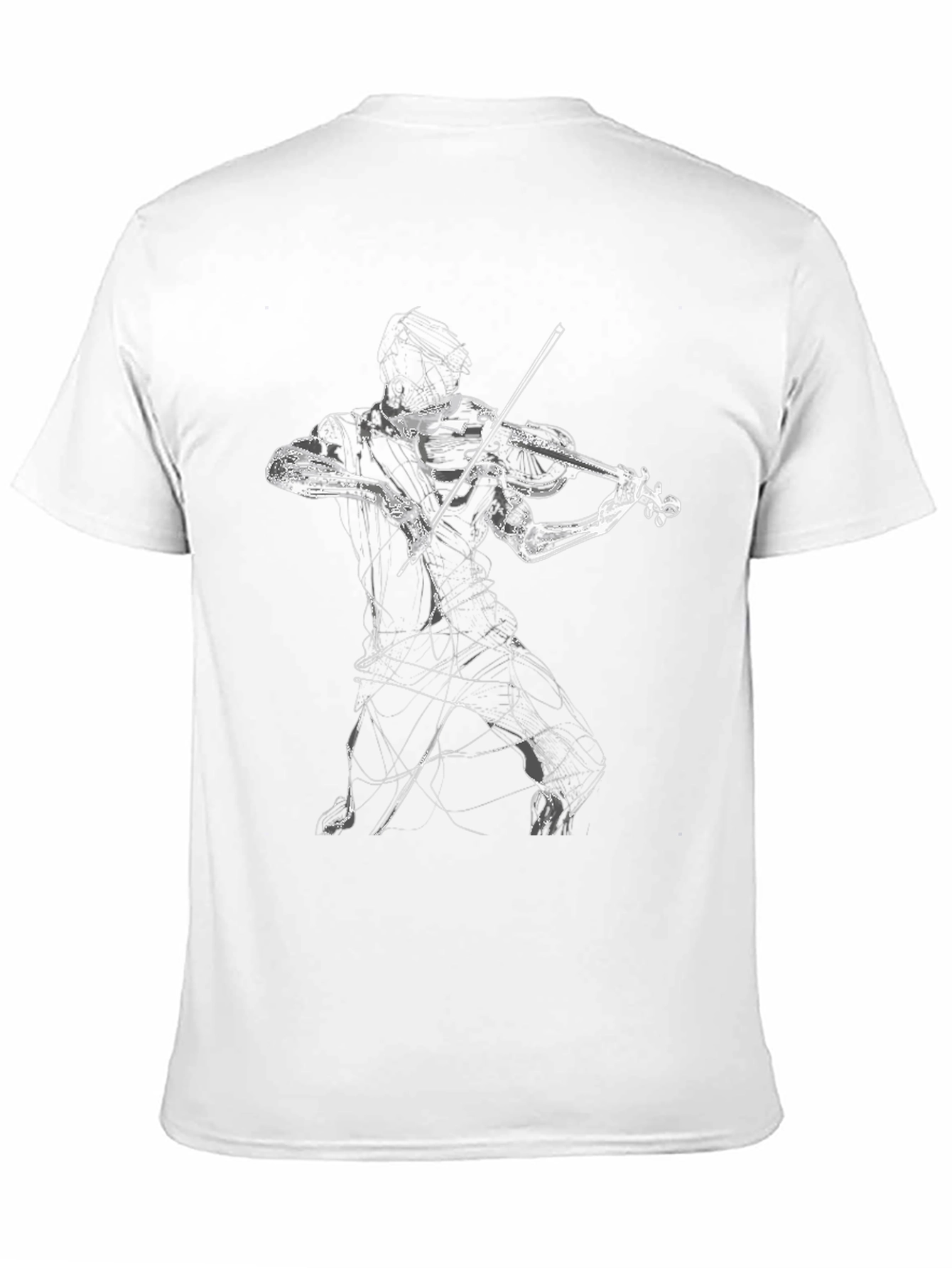 Violinist Graphic Tee - Cool Music Lover T-Shirt