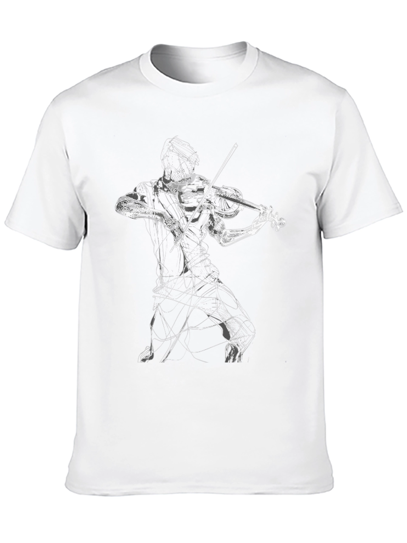 Violinist Graphic Tee - Cool Music Lover T-Shirt