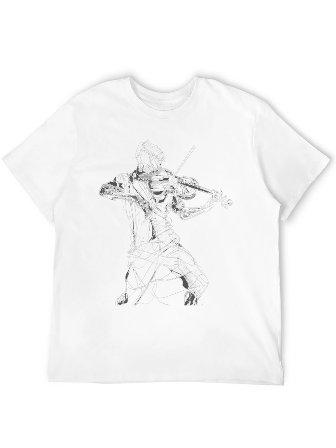 Violinist Graphic Tee - Cool Music Lover T-Shirt