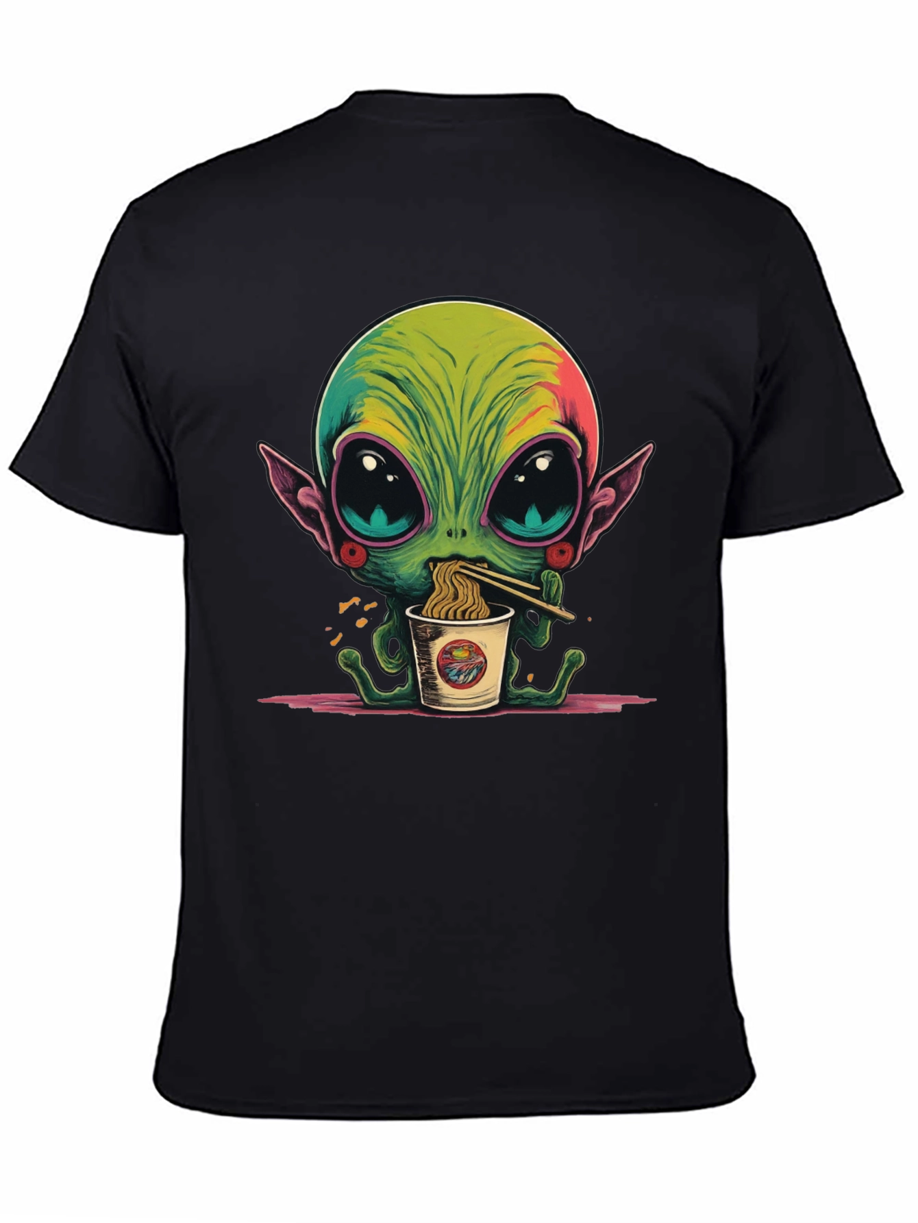Alien Ramen T-Shirt - Unique Graphic Tee