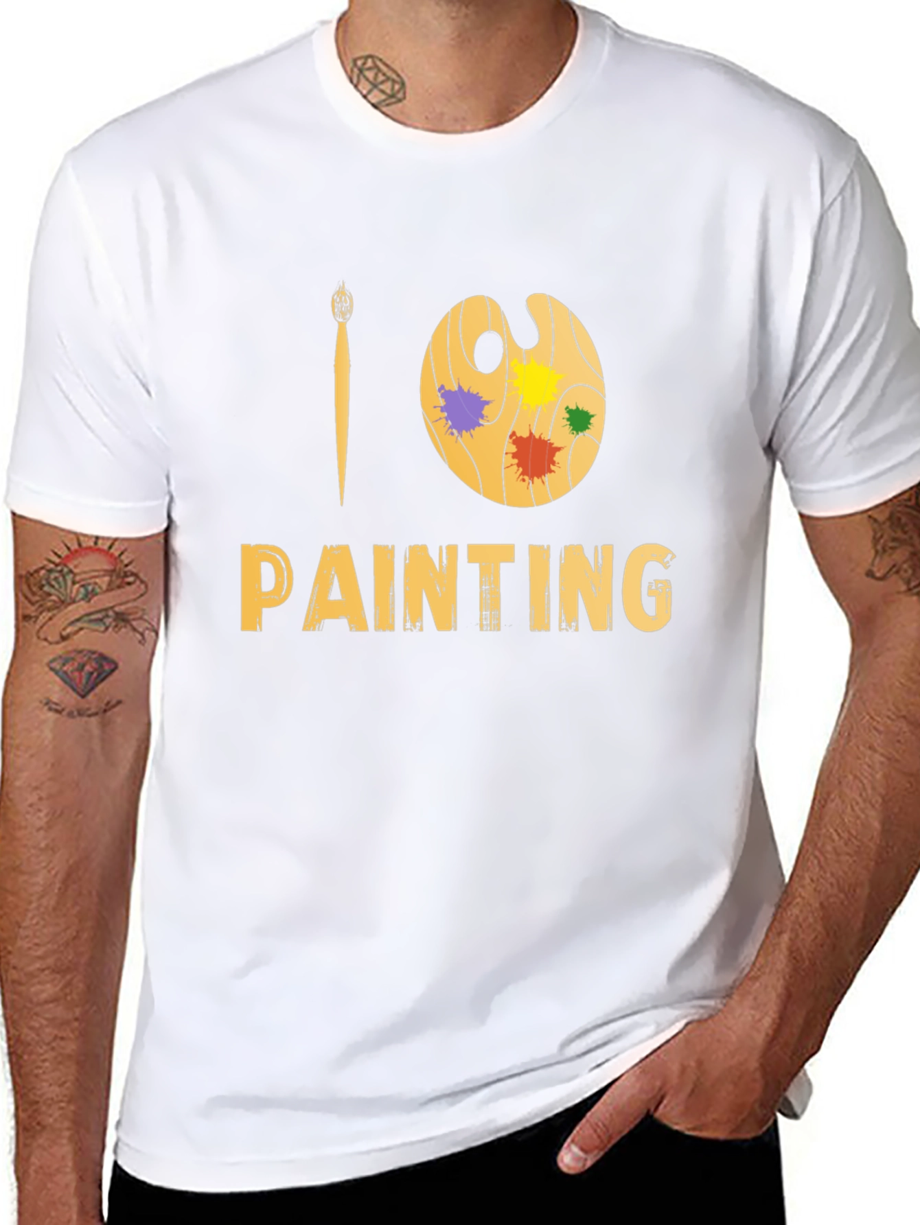 I Love Painting T-Shirt - Artistic Design