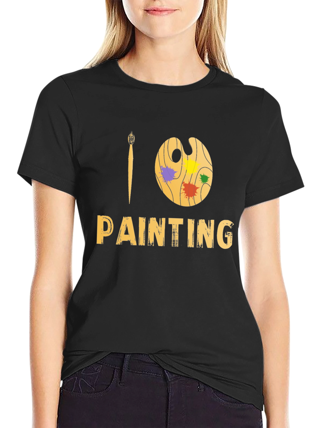 I Love Painting T-Shirt - Artistic Design