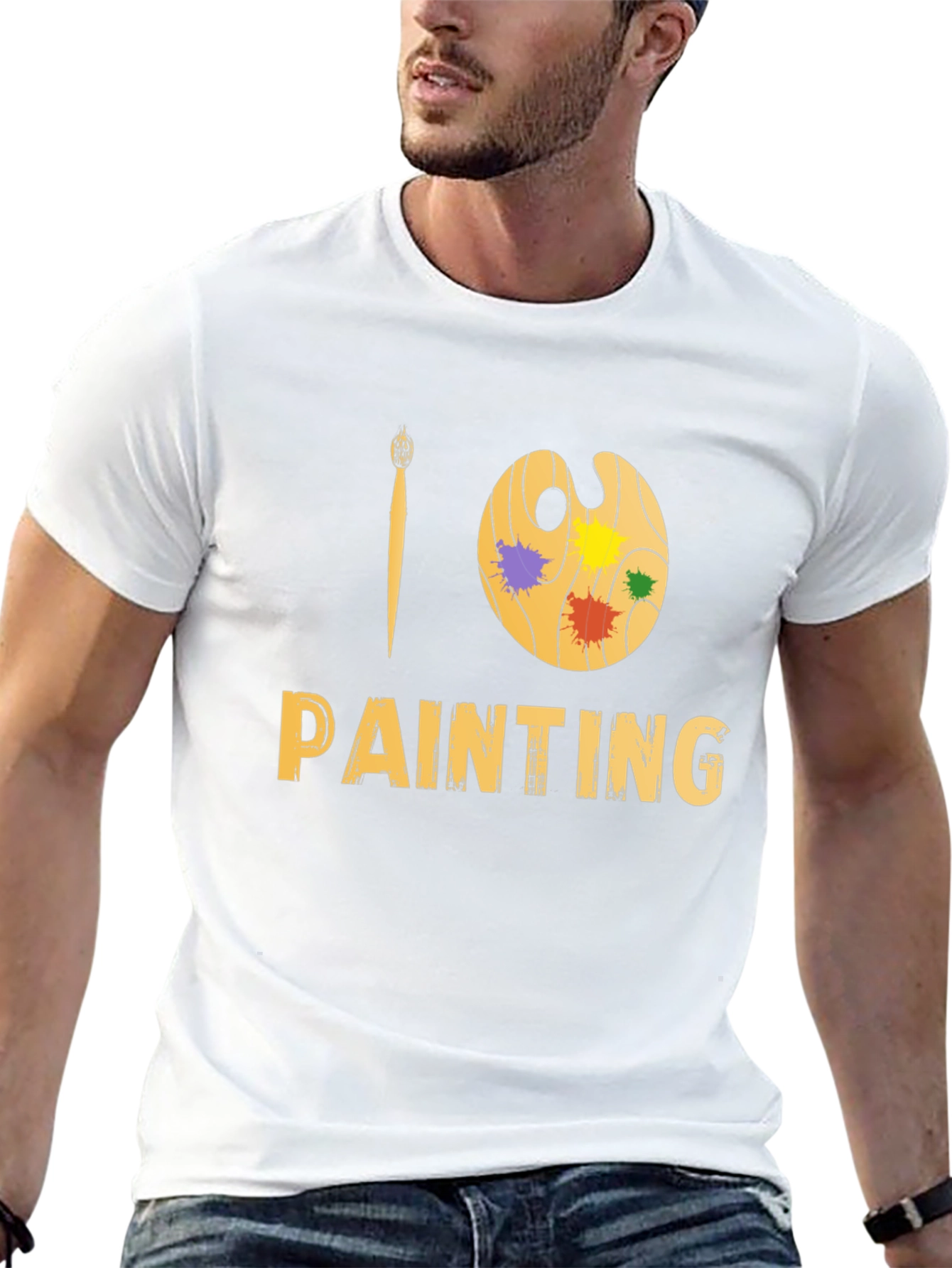 I Love Painting T-Shirt - Artistic Design