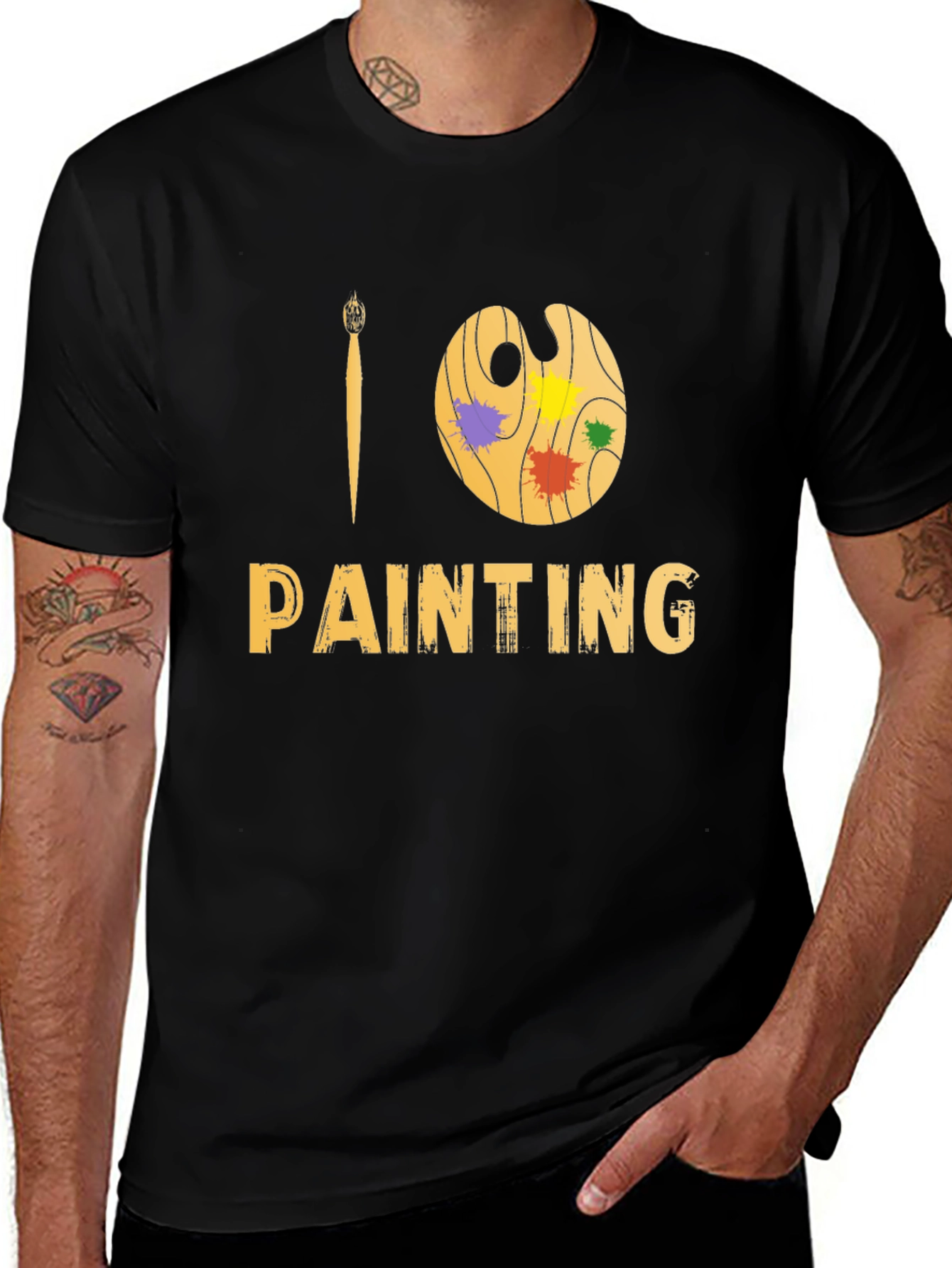 I Love Painting T-Shirt - Artistic Design