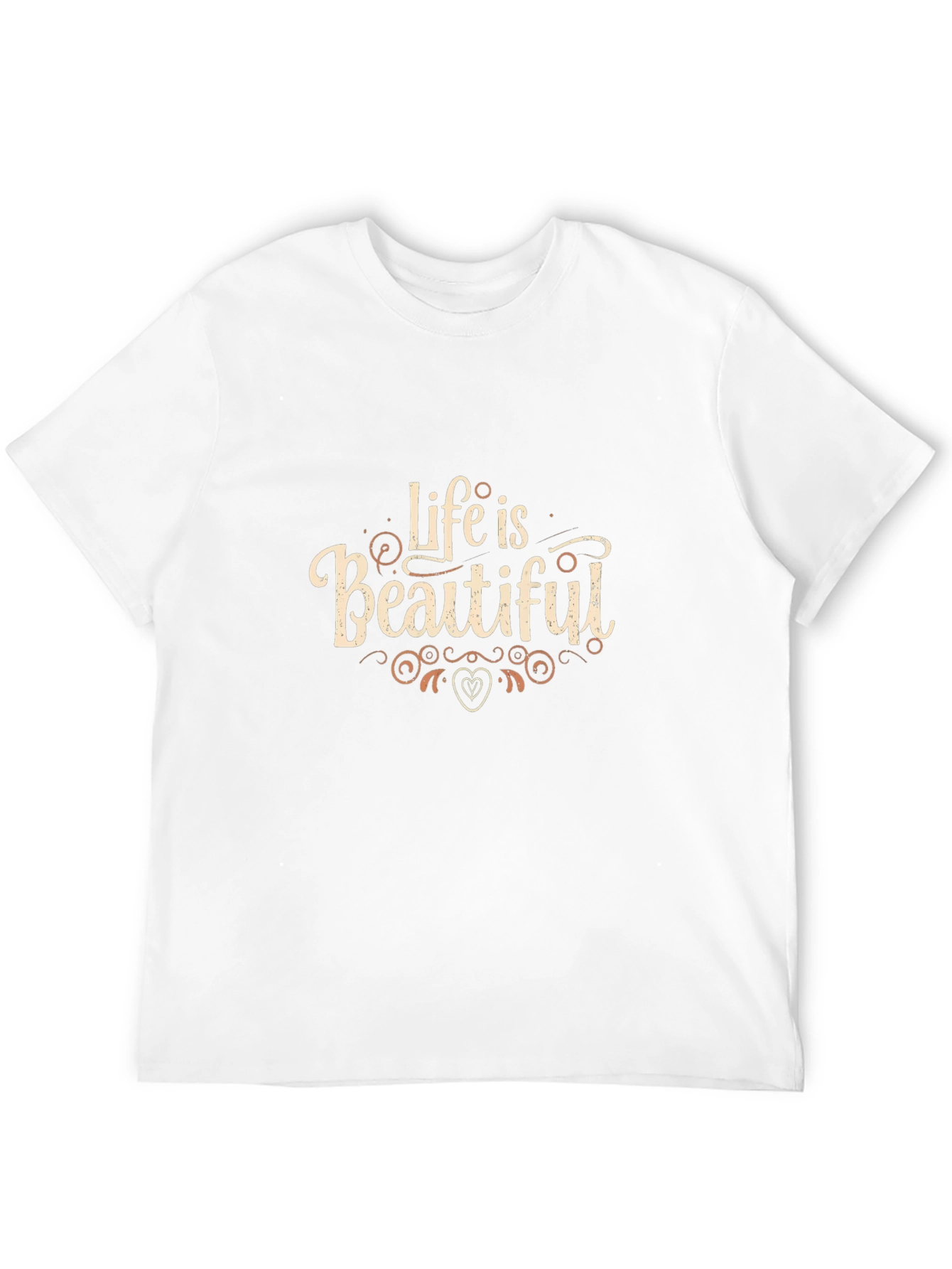 Life is Beautiful Black Graphic Tee
