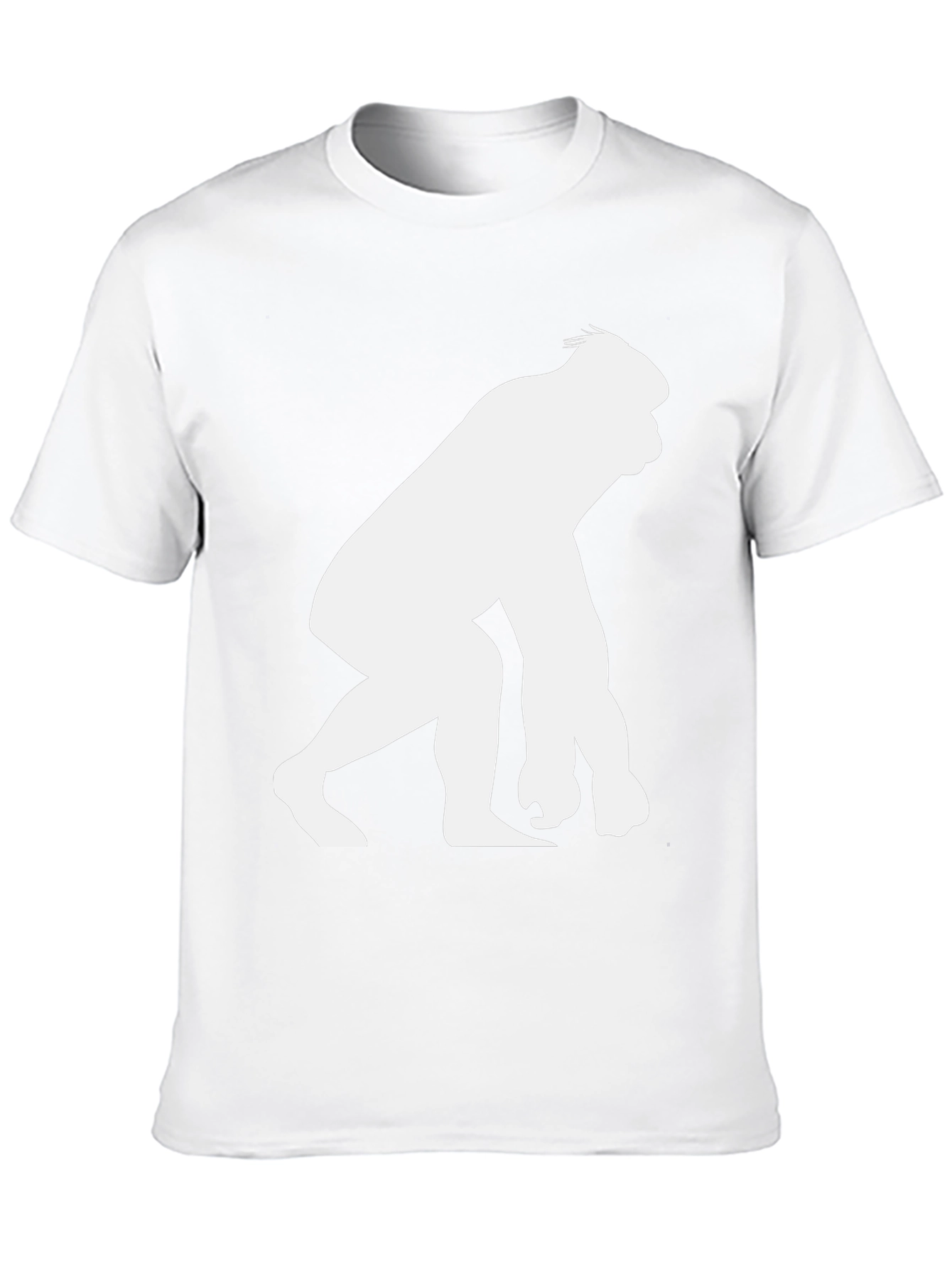 Gorilla Silhouette Graphic T-Shirt - Black