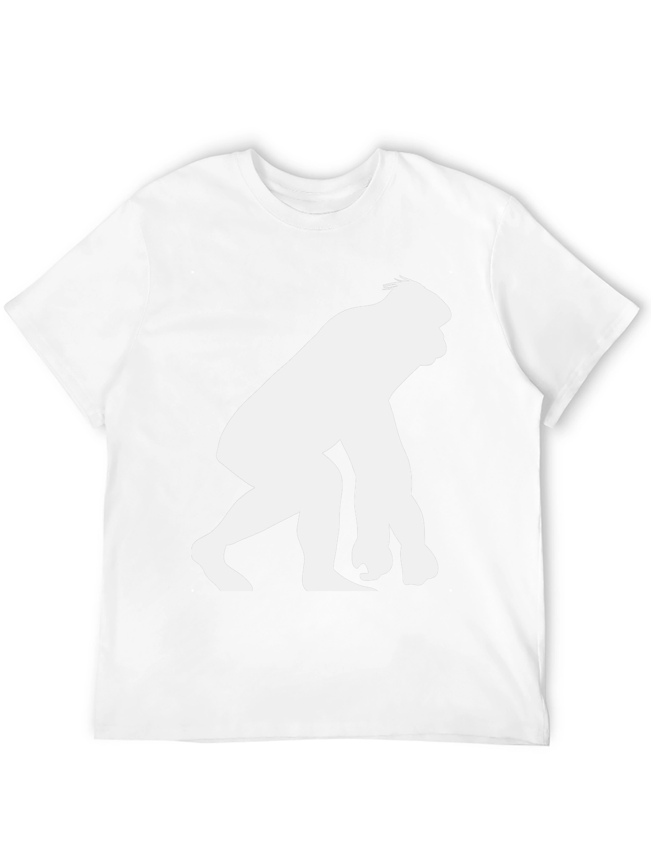 Gorilla Silhouette Graphic T-Shirt - Black