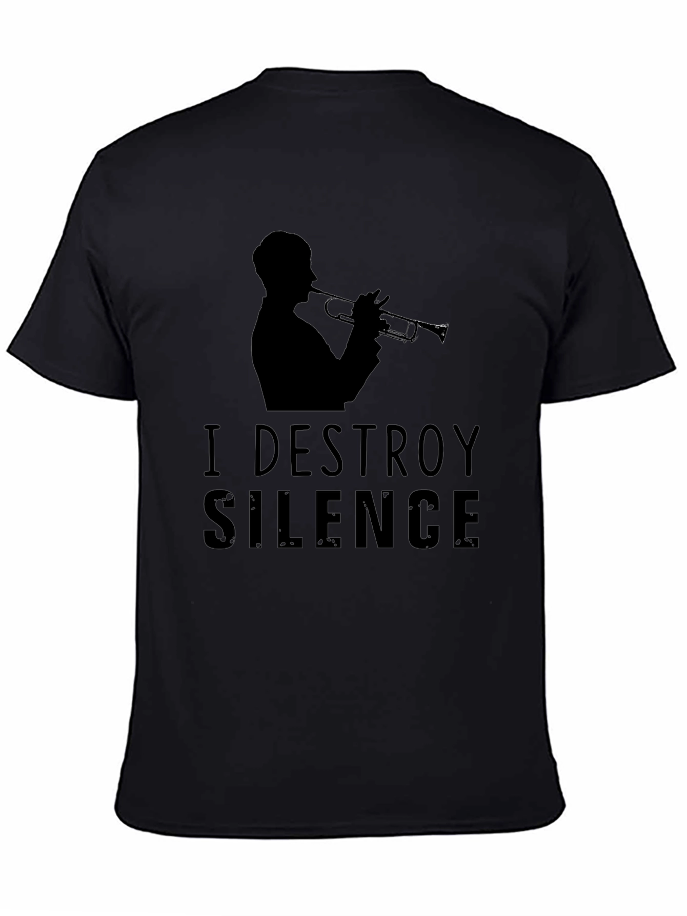 I Destroy Silence Trumpet T-Shirt