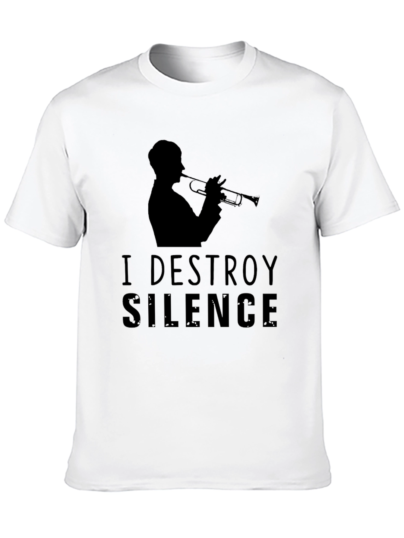 I Destroy Silence Trumpet T-Shirt