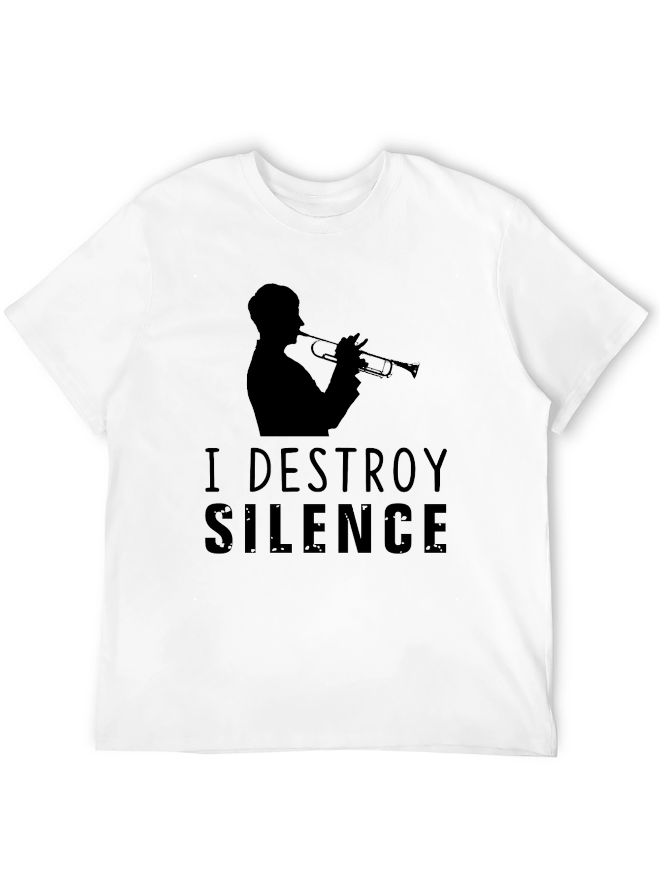 I Destroy Silence Trumpet T-Shirt