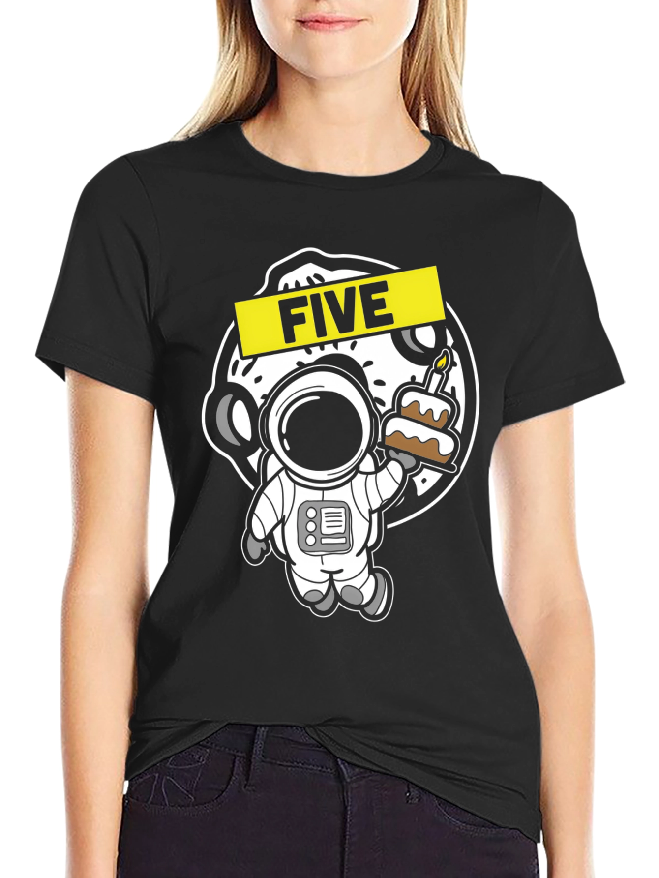 Astronaut Birthday Five T-Shirt