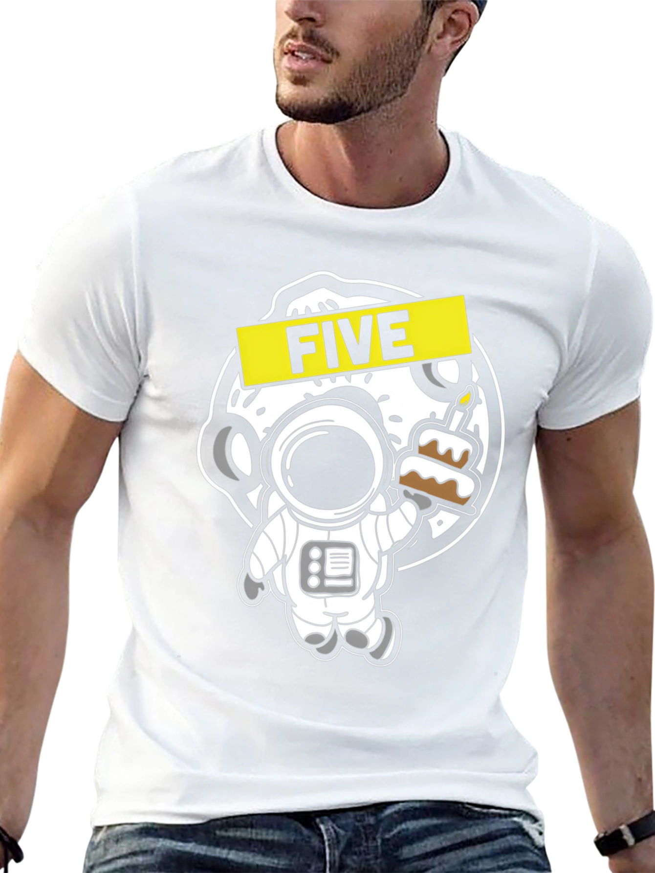 Astronaut Birthday Five T-Shirt