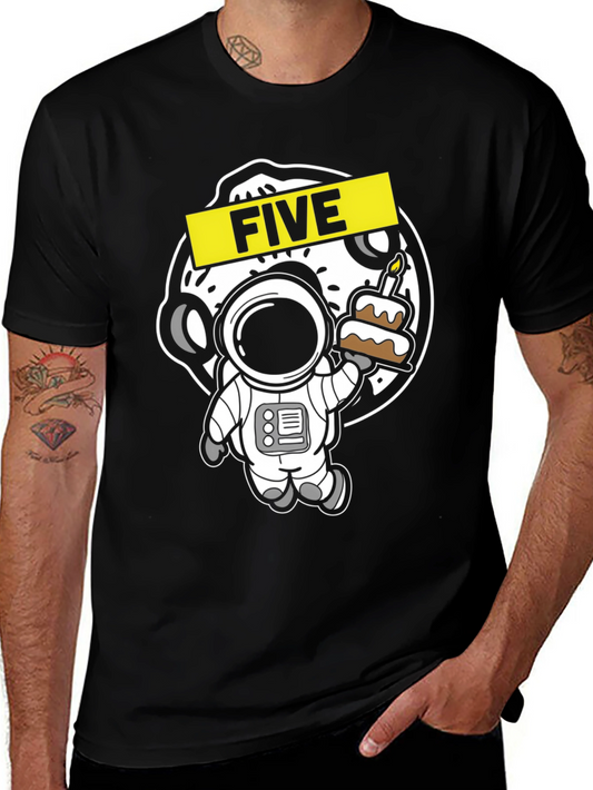 Astronaut Birthday Five T-Shirt