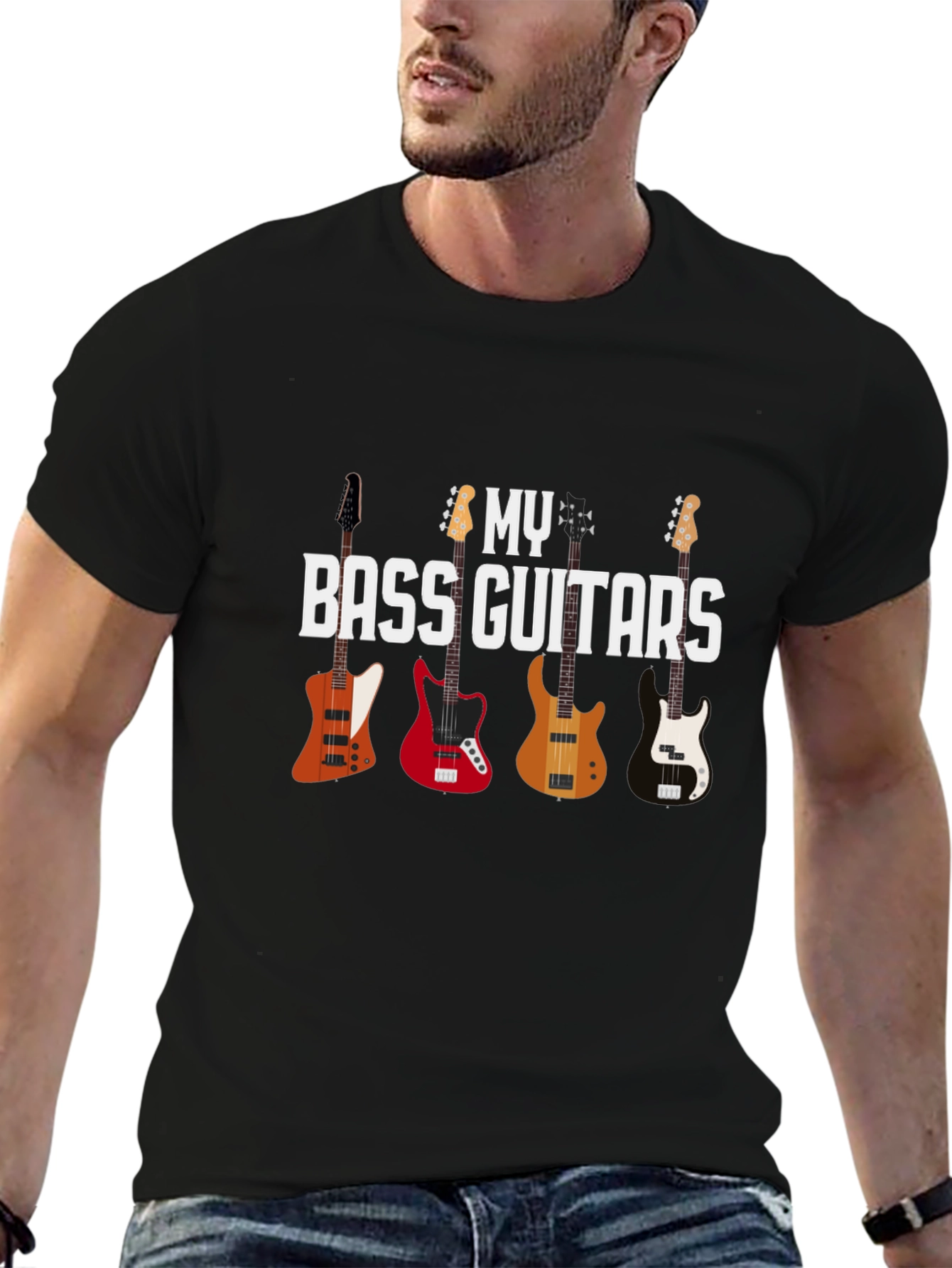 Bass Guitars T-Shirt - Musicians Gift