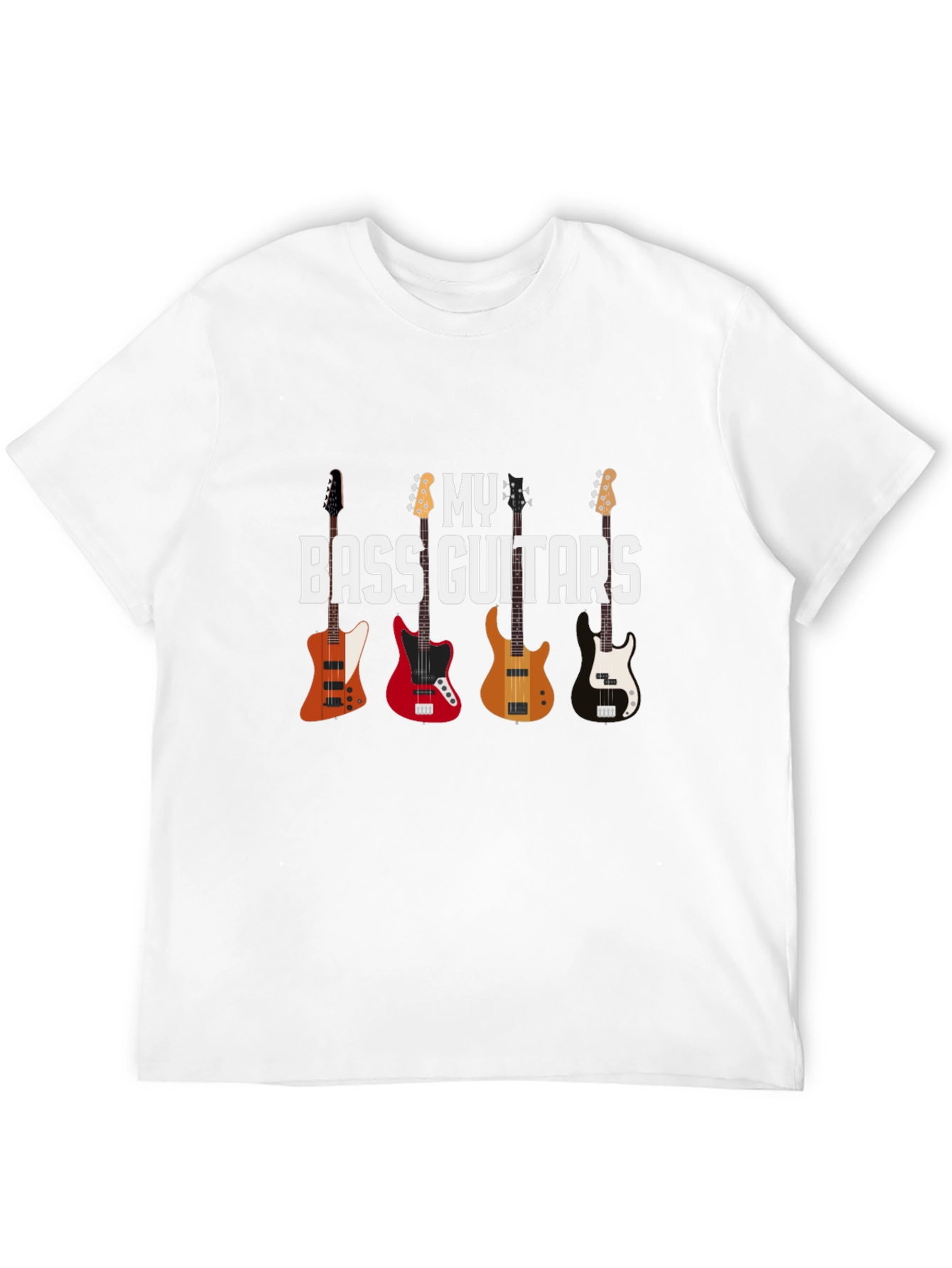 Bass Guitars T-Shirt - Musicians Gift