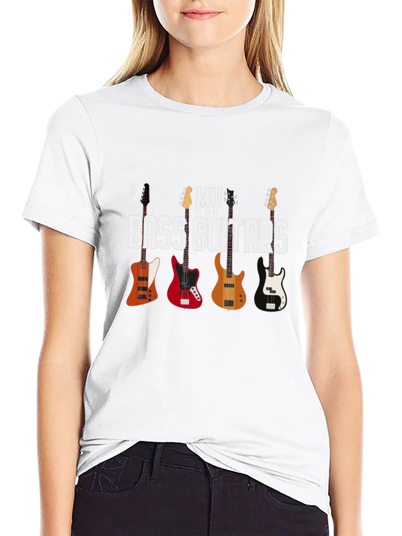 Bass Guitars T-Shirt - Musicians Gift