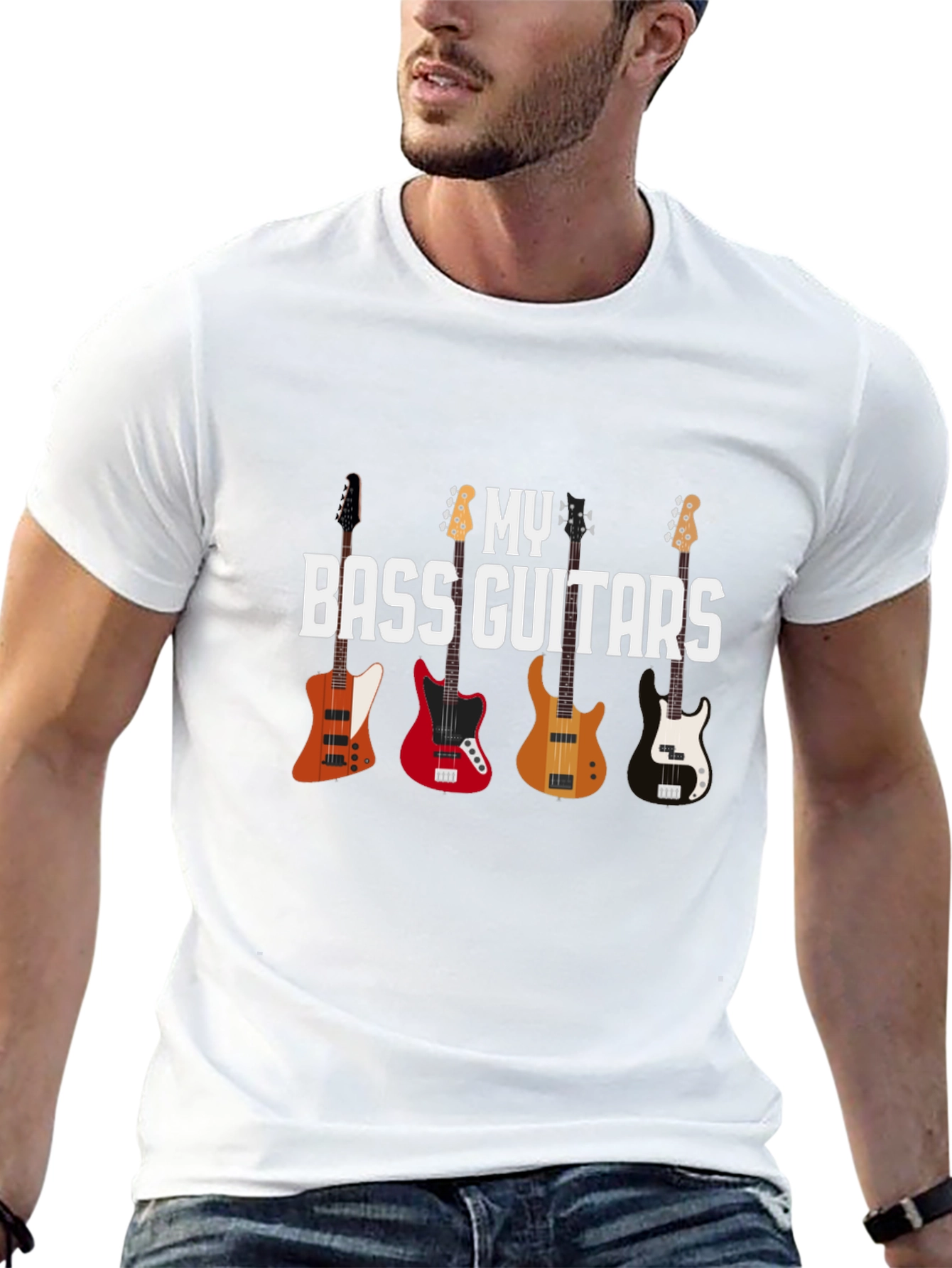Bass Guitars T-Shirt - Musicians Gift