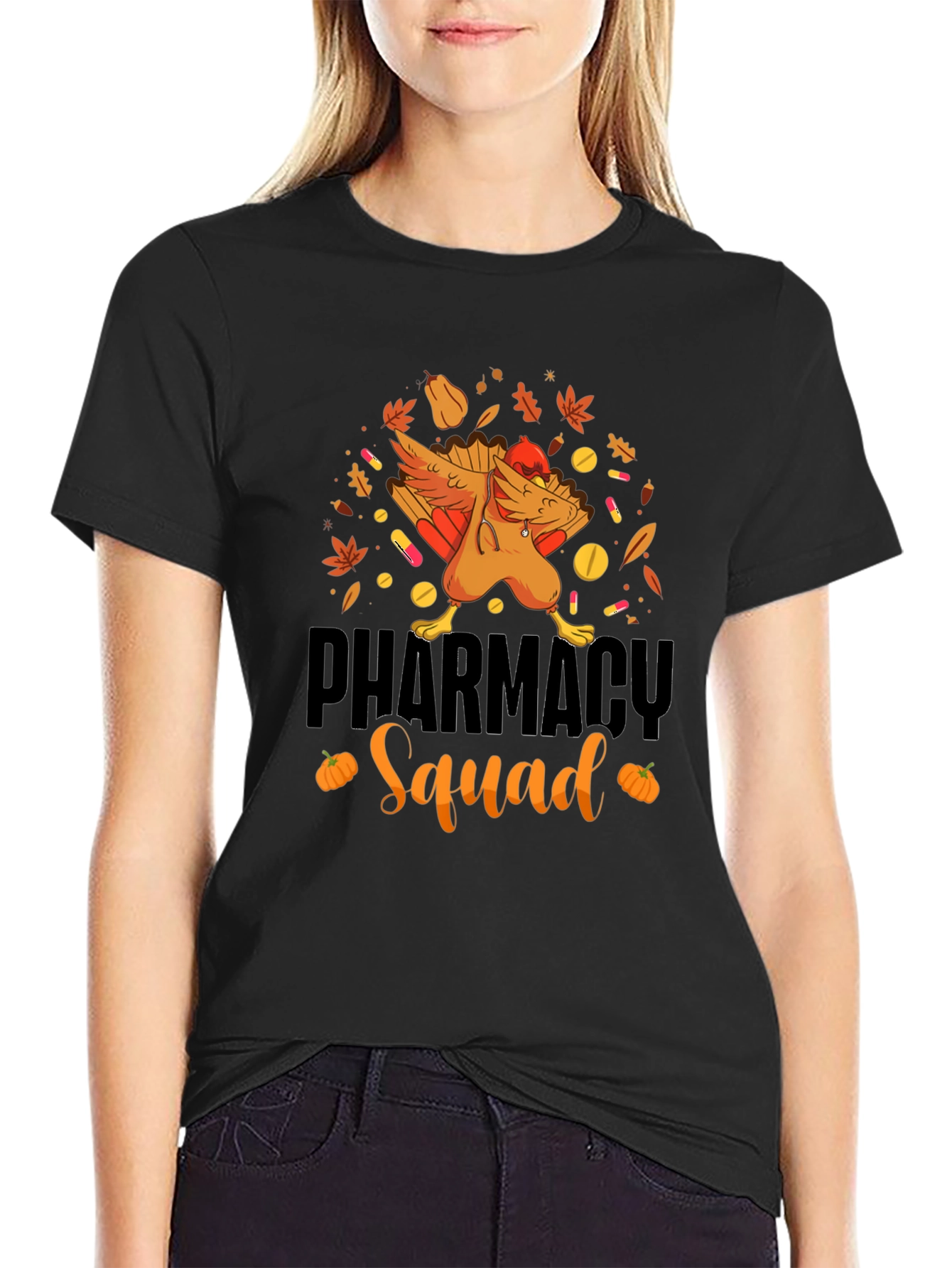 Pharmacy Squad Thanksgiving Turkey T-Shirt