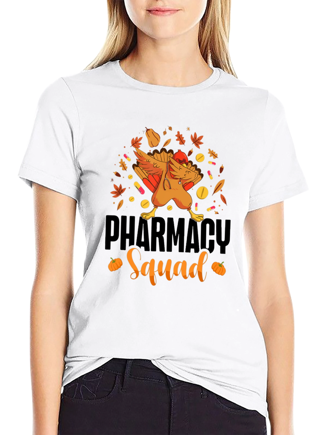 Pharmacy Squad Thanksgiving Turkey T-Shirt