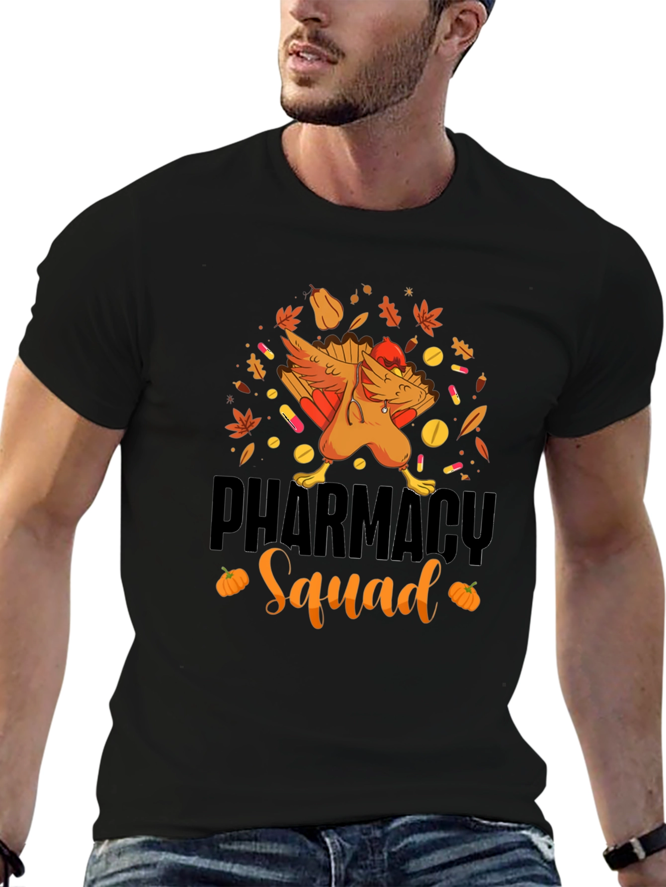 Pharmacy Squad Thanksgiving Turkey T-Shirt