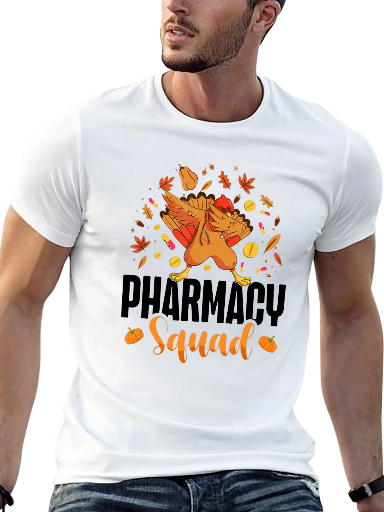 Pharmacy Squad Thanksgiving Turkey T-Shirt
