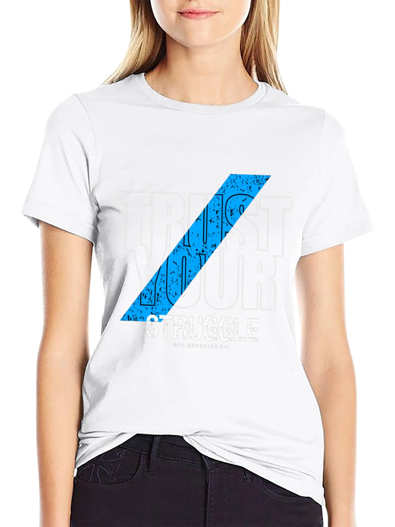 Trust Your Struggle Graphic Tee - Black