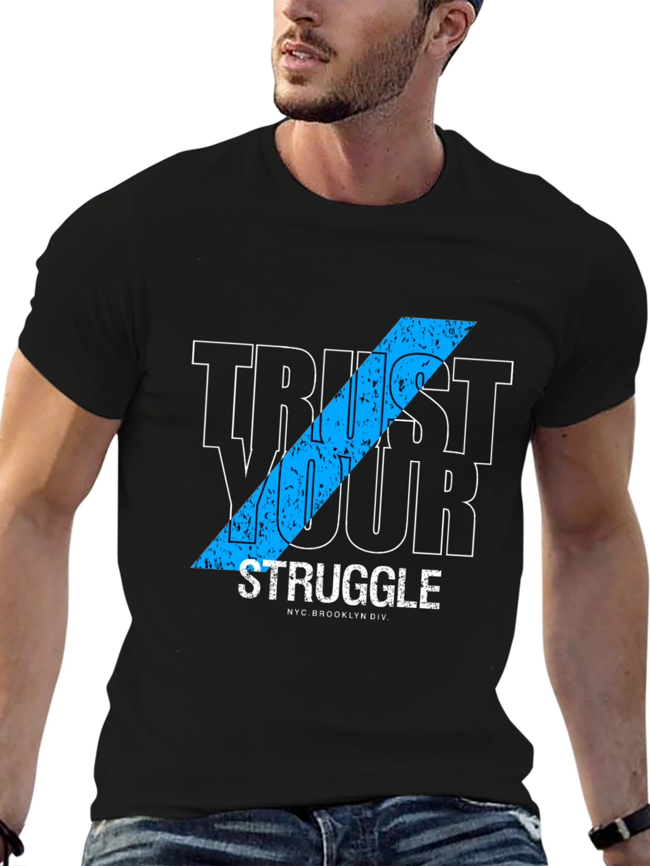 Trust Your Struggle Graphic Tee - Black