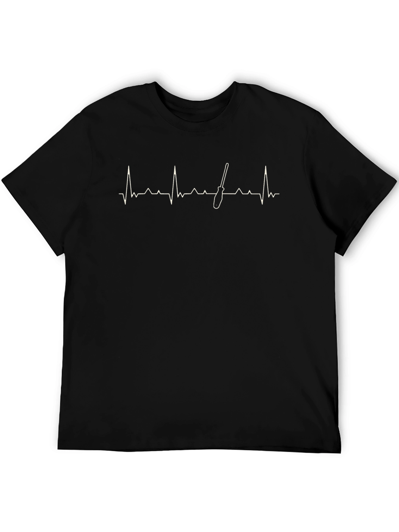 Electrician Heartbeat T-Shirt - Funny Electrician Gift