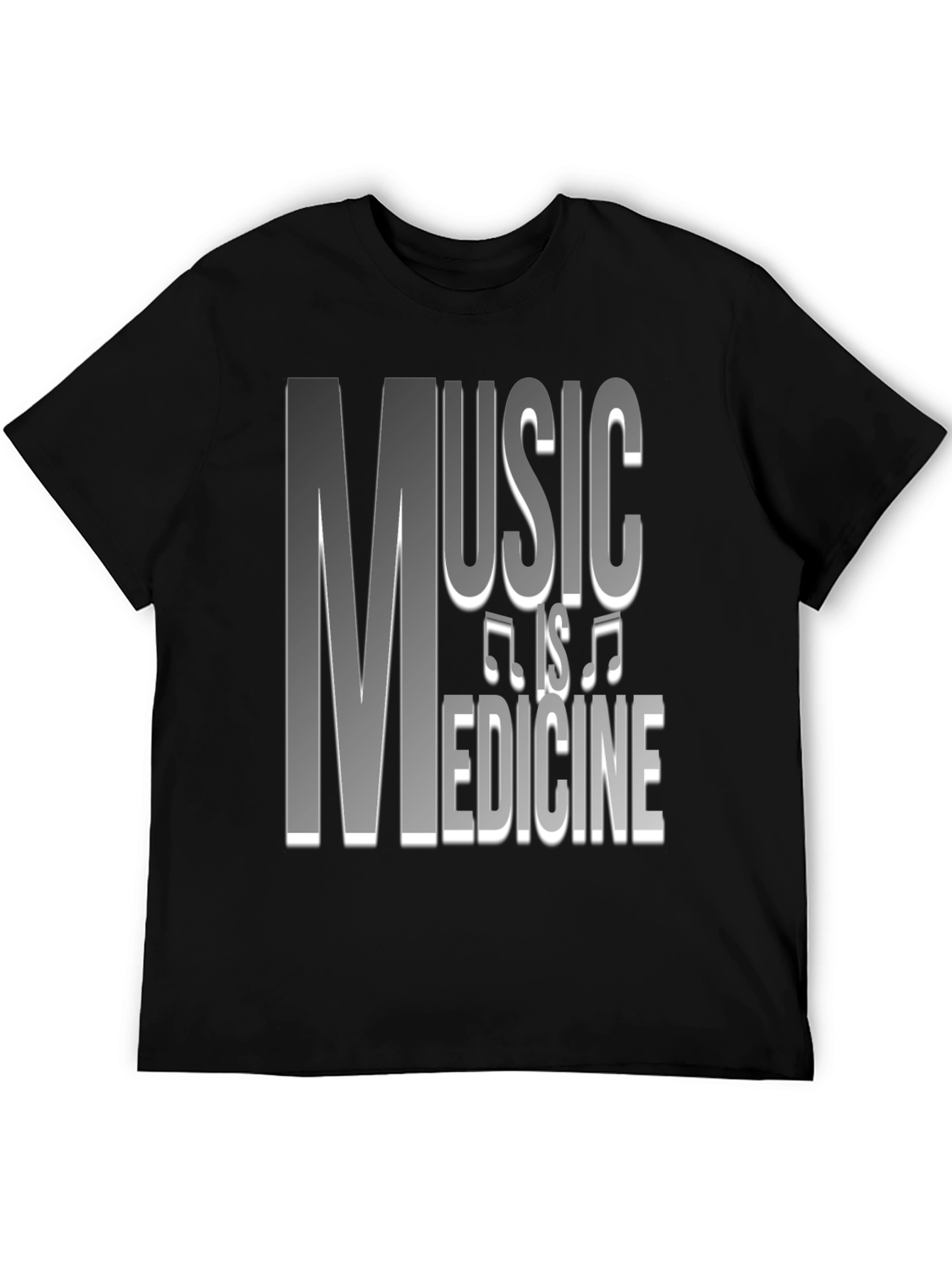 Music is Medicine Graphic Tee - Black