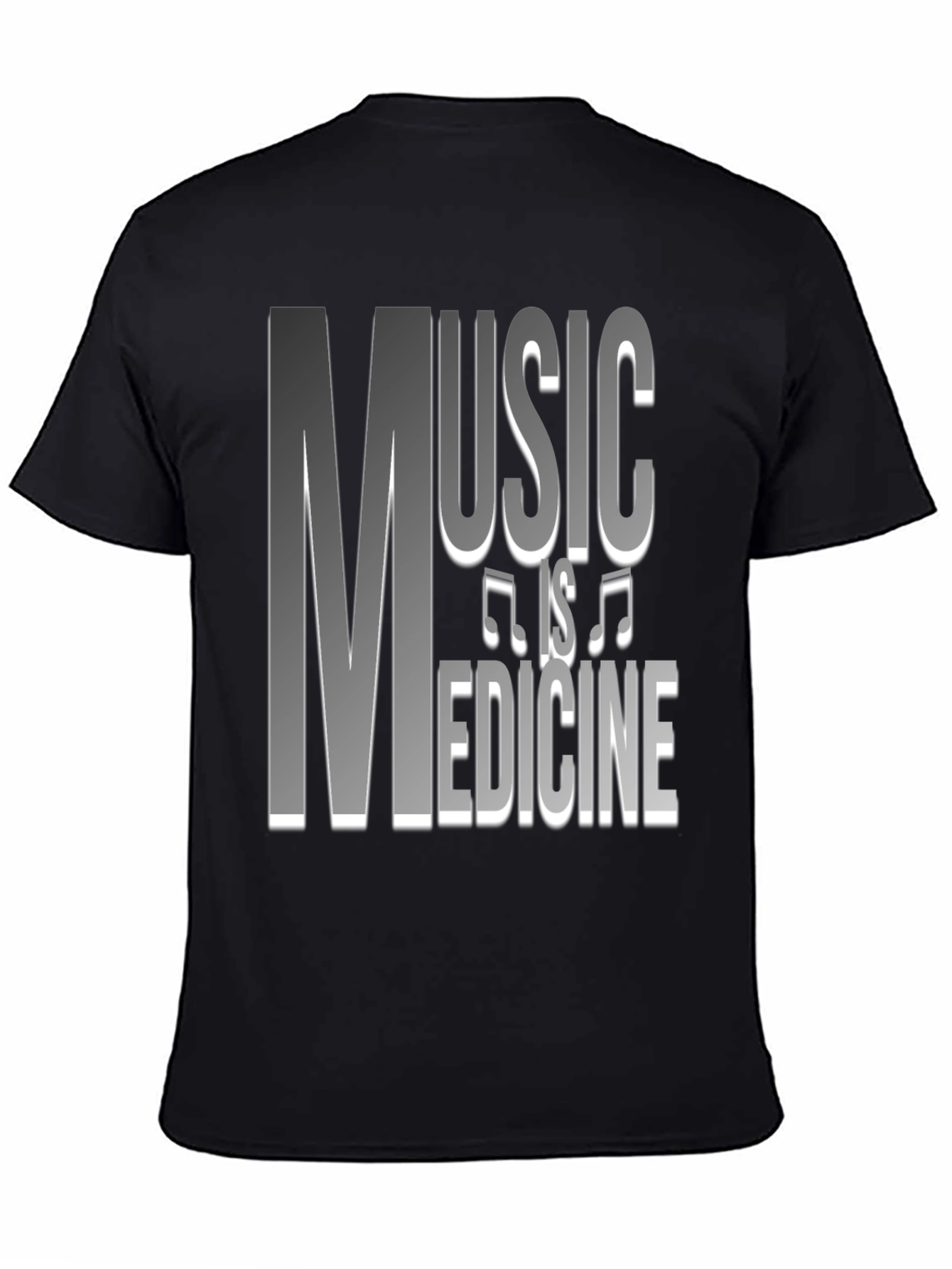 Music is Medicine Graphic Tee - Black