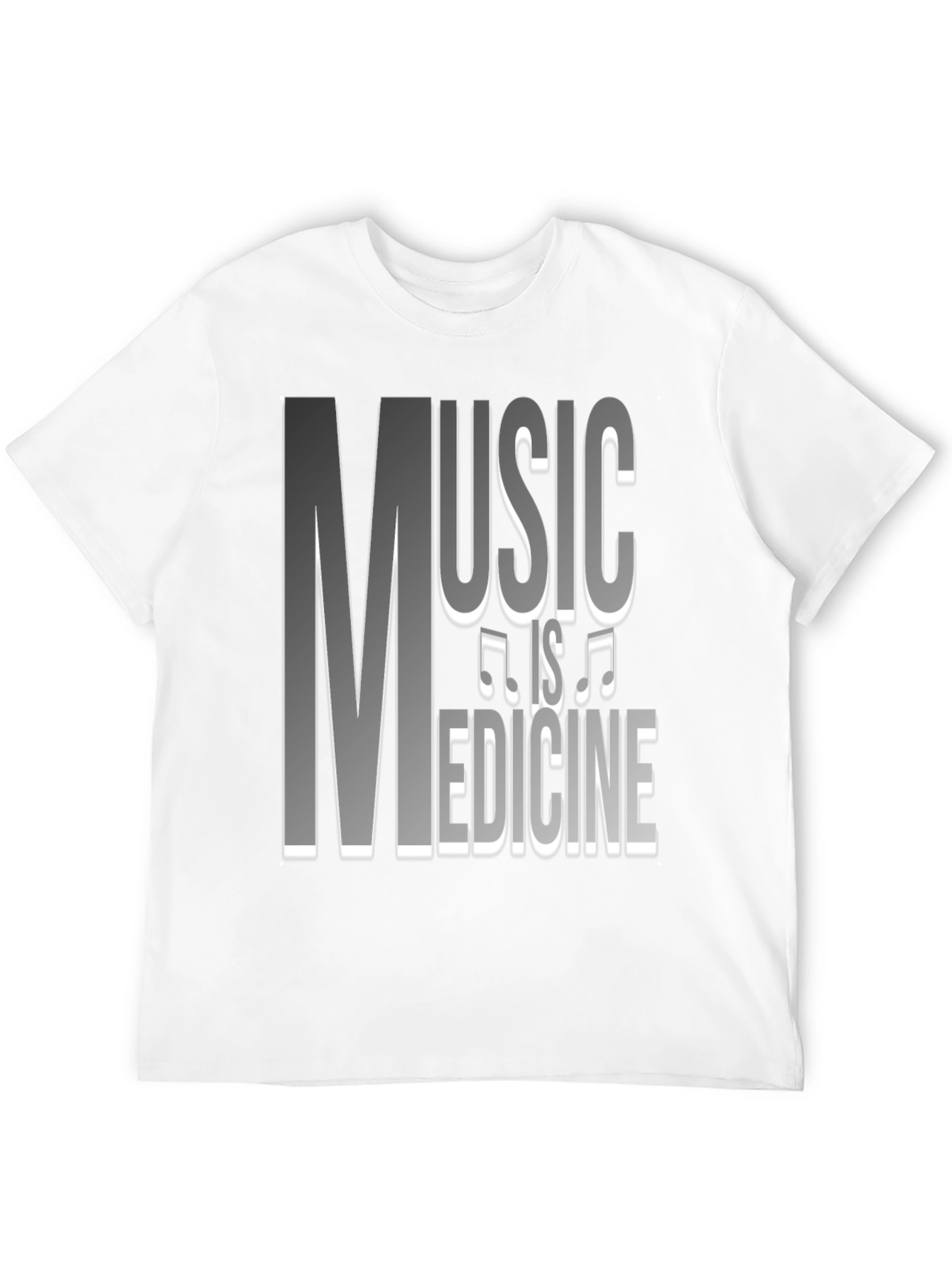 Music is Medicine Graphic Tee - Black