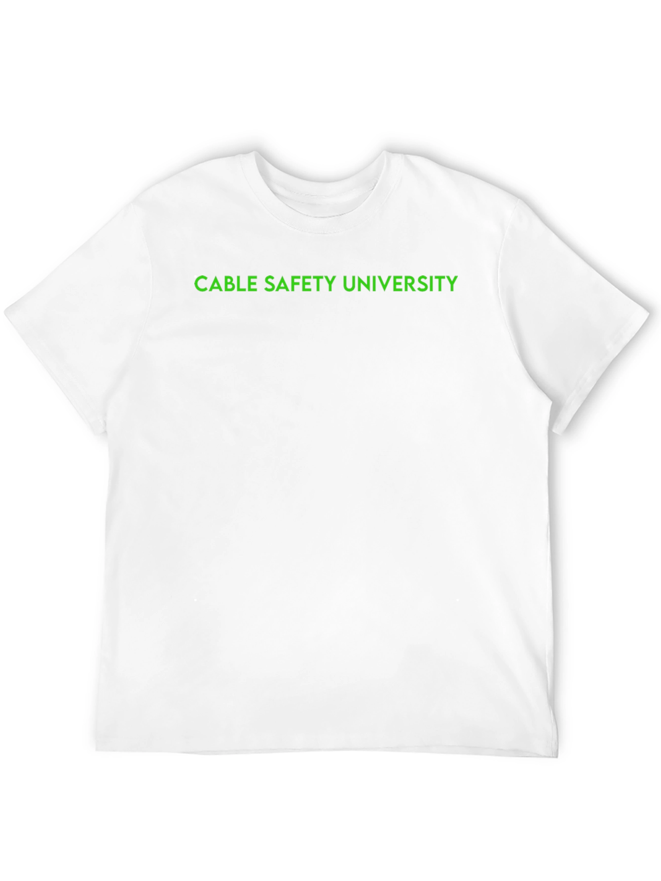 Cable Safety University Black T-Shirt