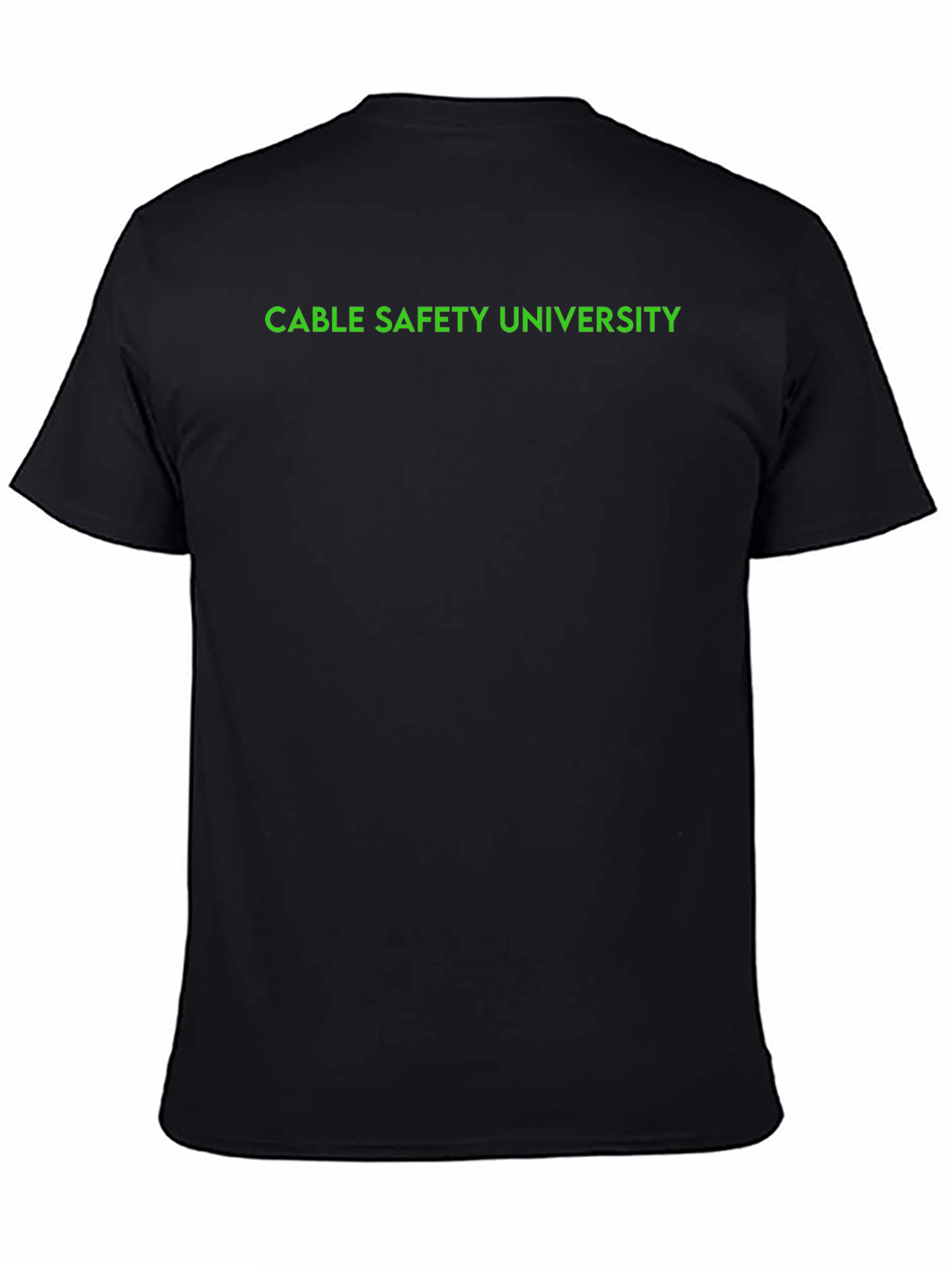 Cable Safety University Black T-Shirt