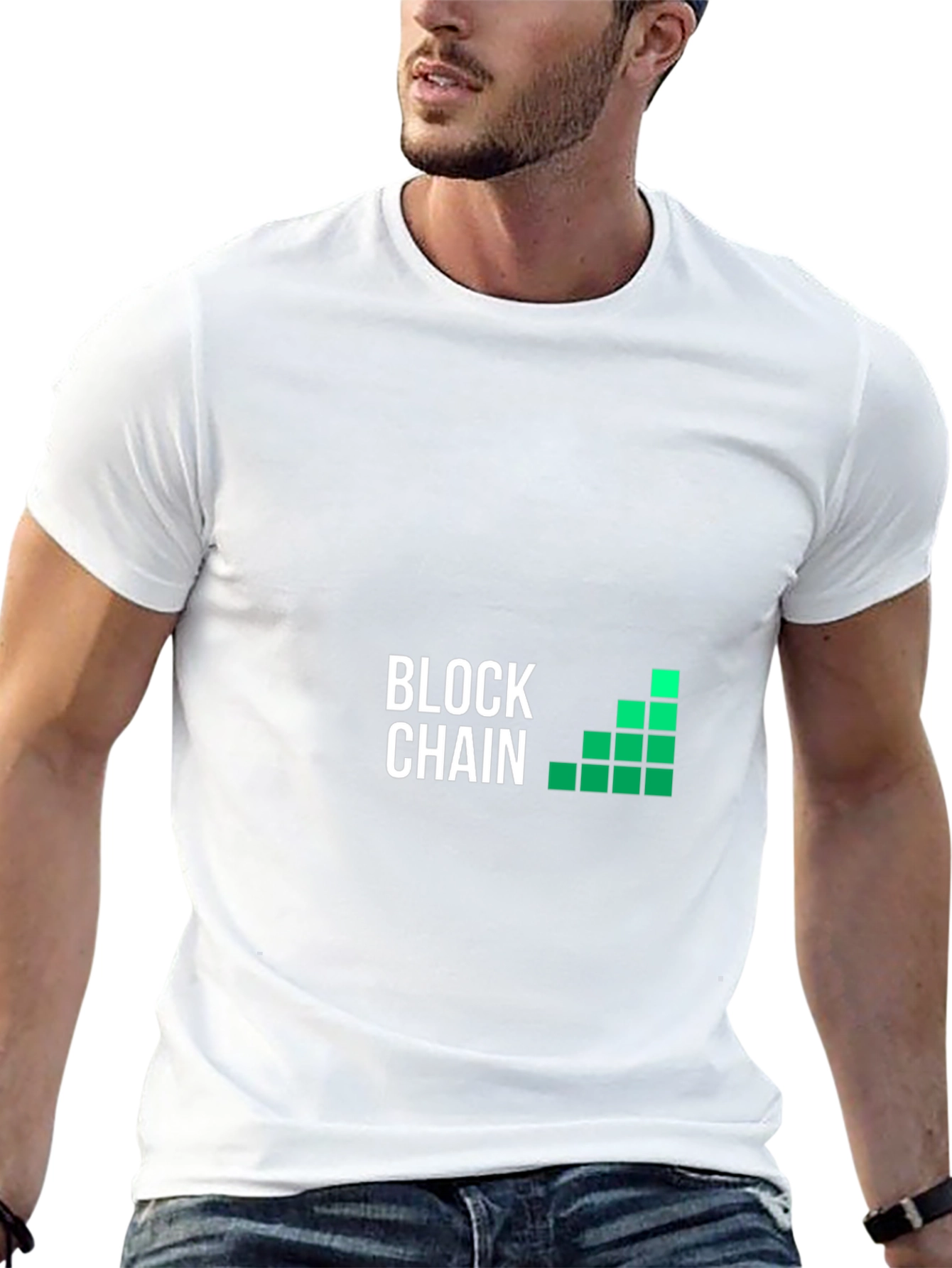Blockchain Graphic T-Shirt - Crypto Enthusiast Tee