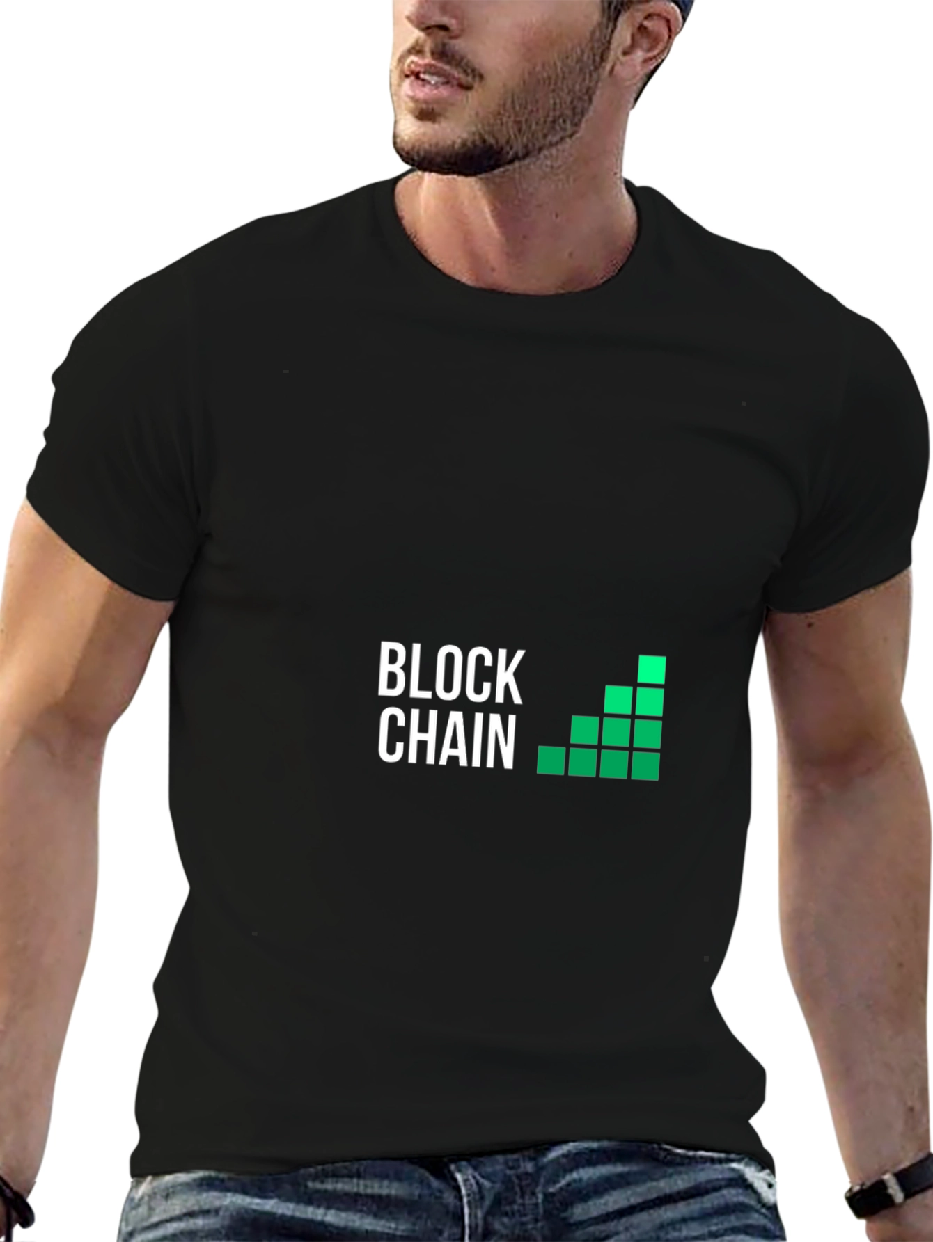 Blockchain Graphic T-Shirt - Crypto Enthusiast Tee