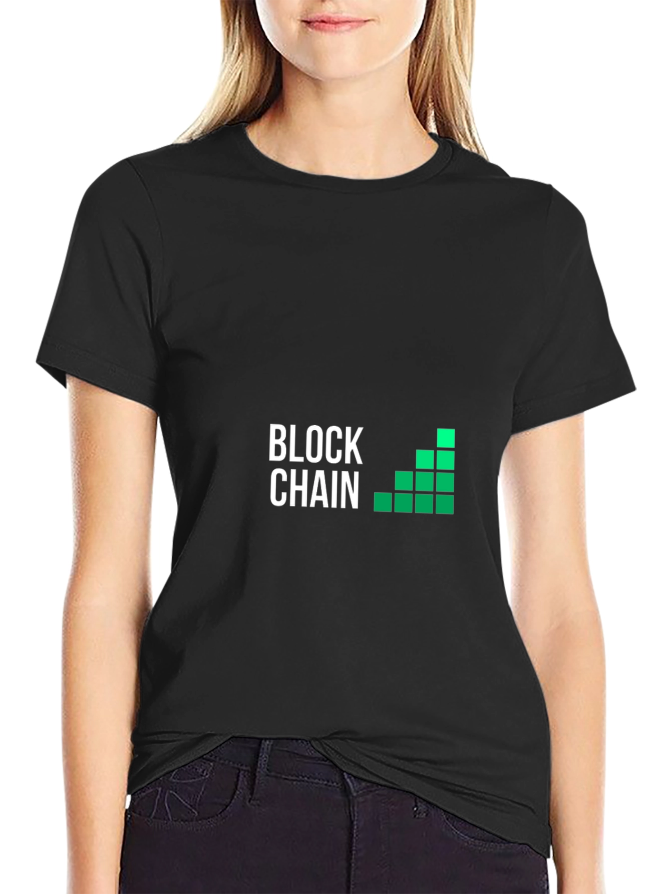 Blockchain Graphic T-Shirt - Crypto Enthusiast Tee